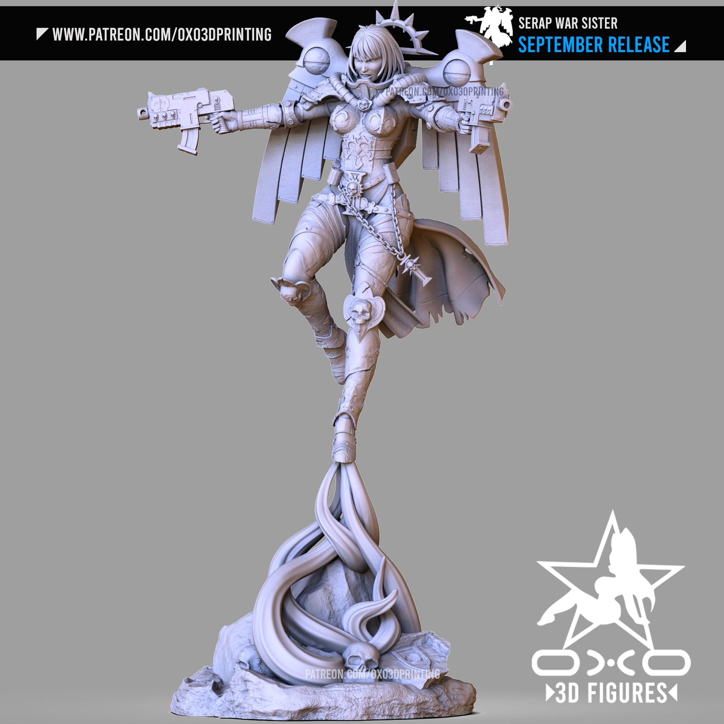 Serap War Sister - OXO3D - Dark Forge Arts