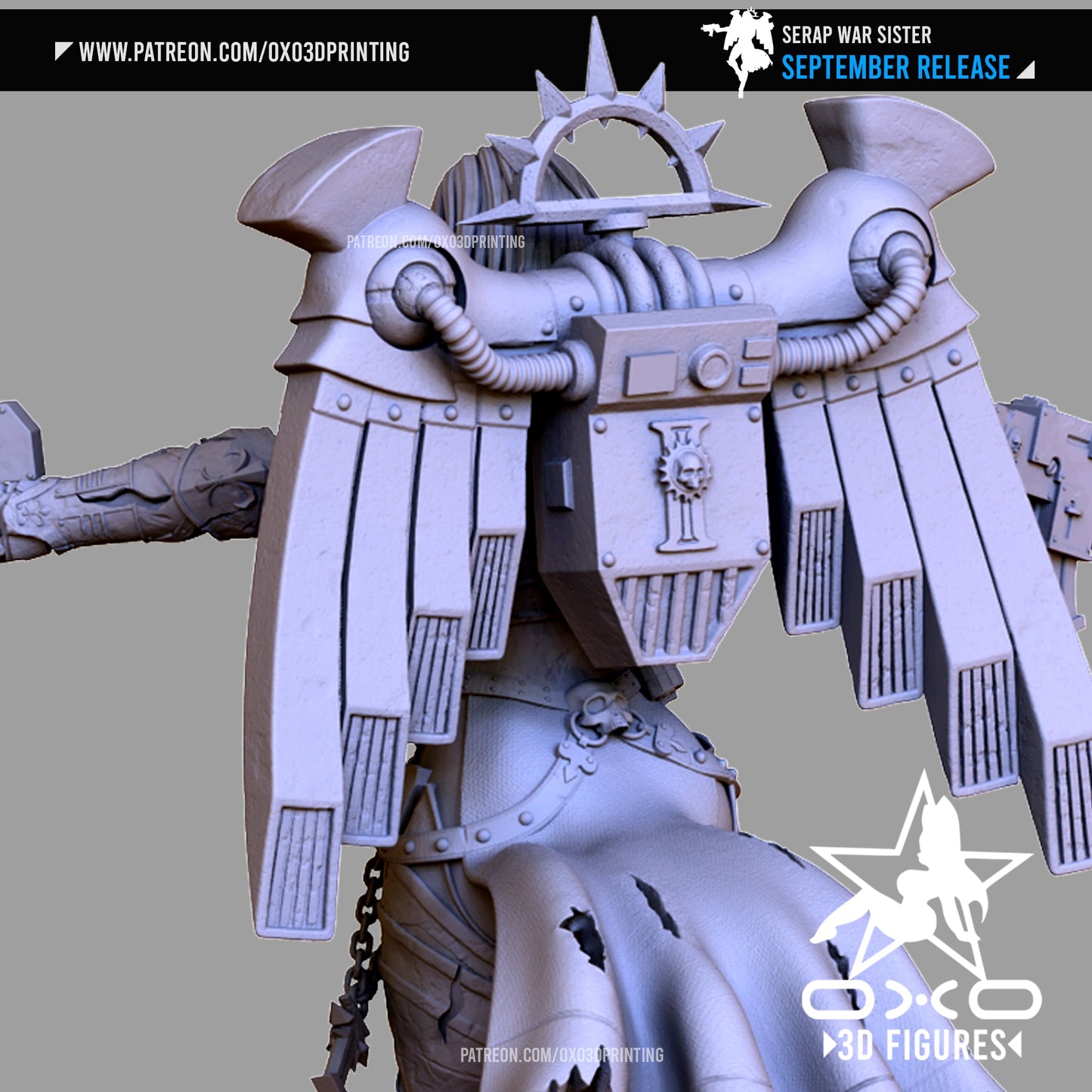 Serap War Sister - OXO3D - Dark Forge Arts