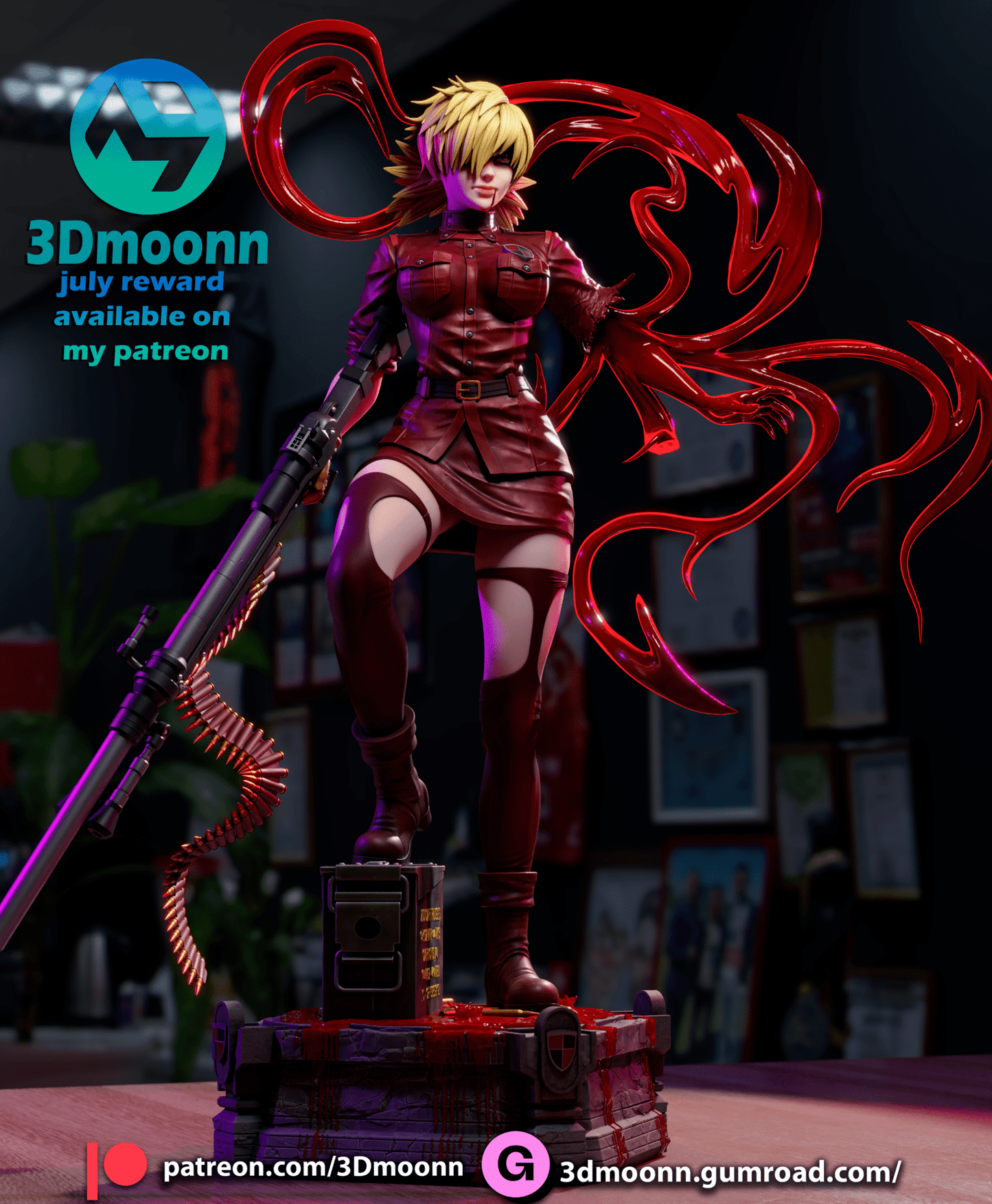 Seras Victoria - 3DMoonn - Dark Forge Arts