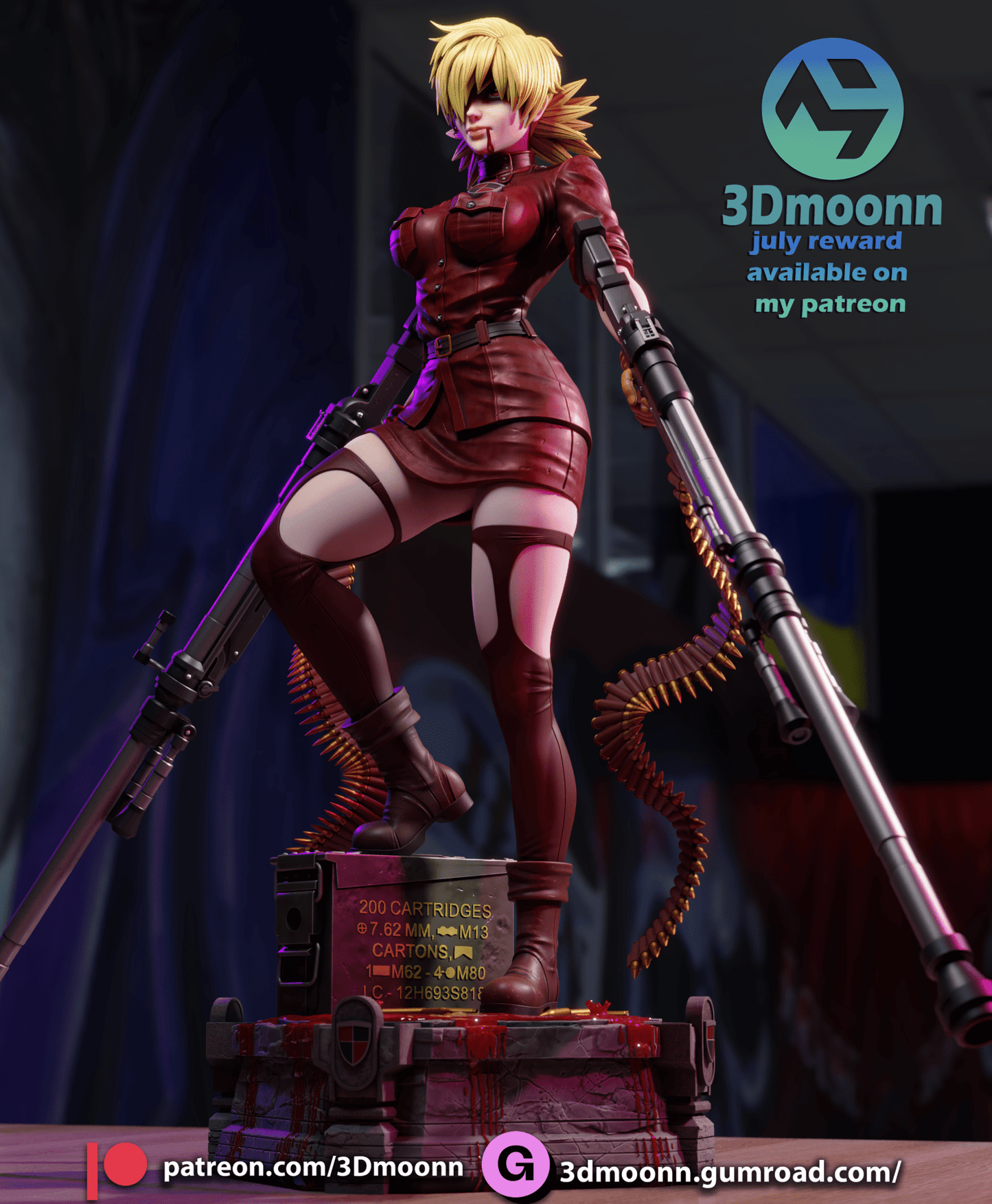 Seras Victoria - 3DMoonn - Dark Forge Arts