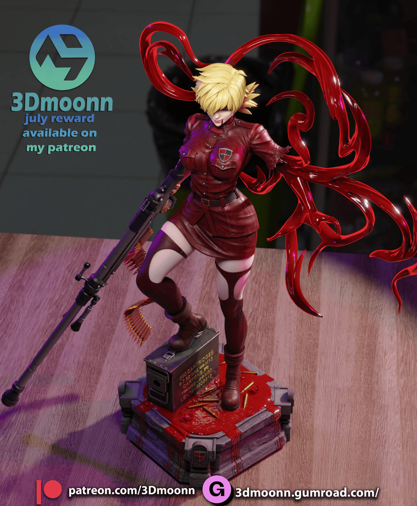 Seras Victoria - 3DMoonn - Dark Forge Arts