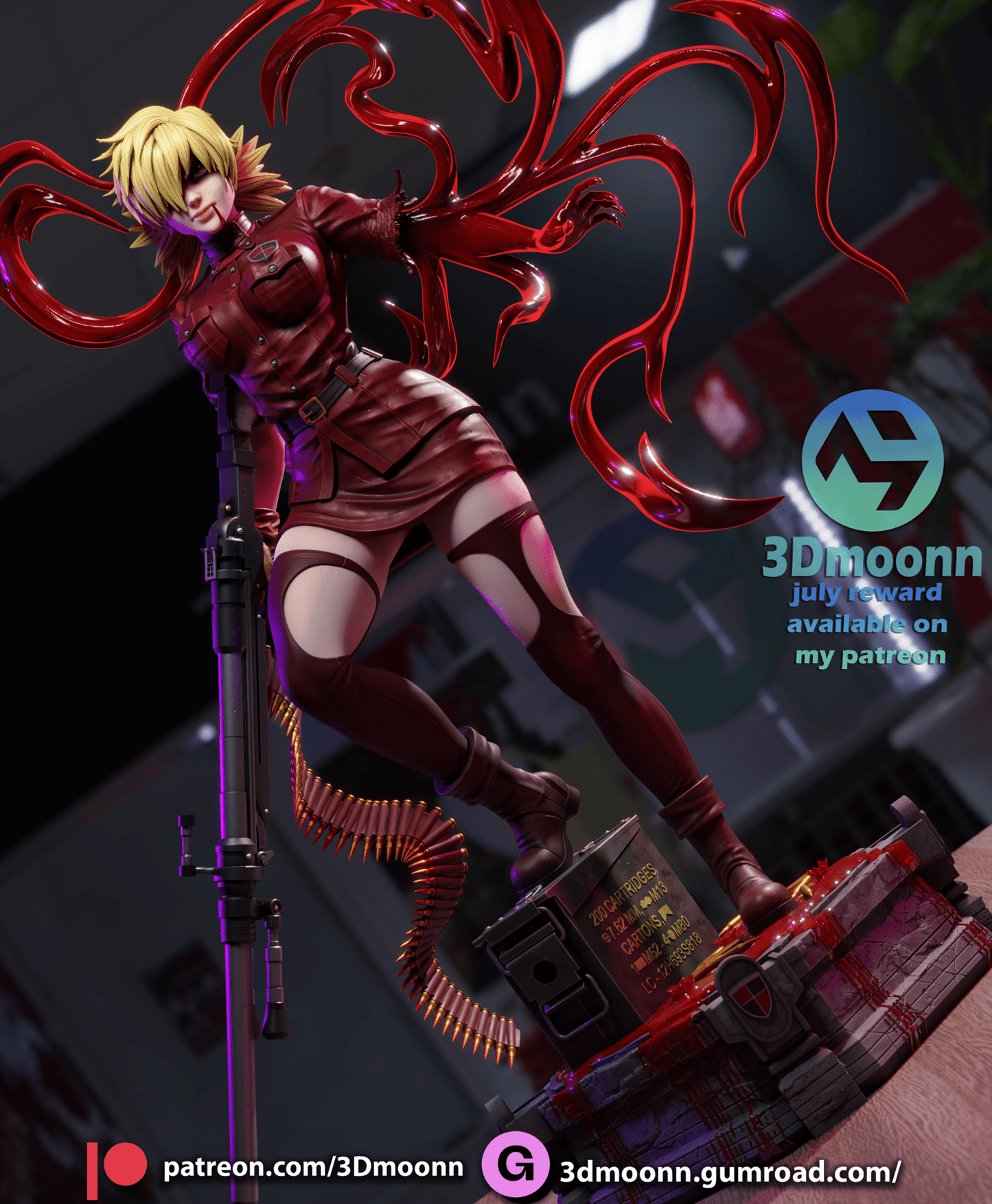 Seras Victoria - 3DMoonn - Dark Forge Arts