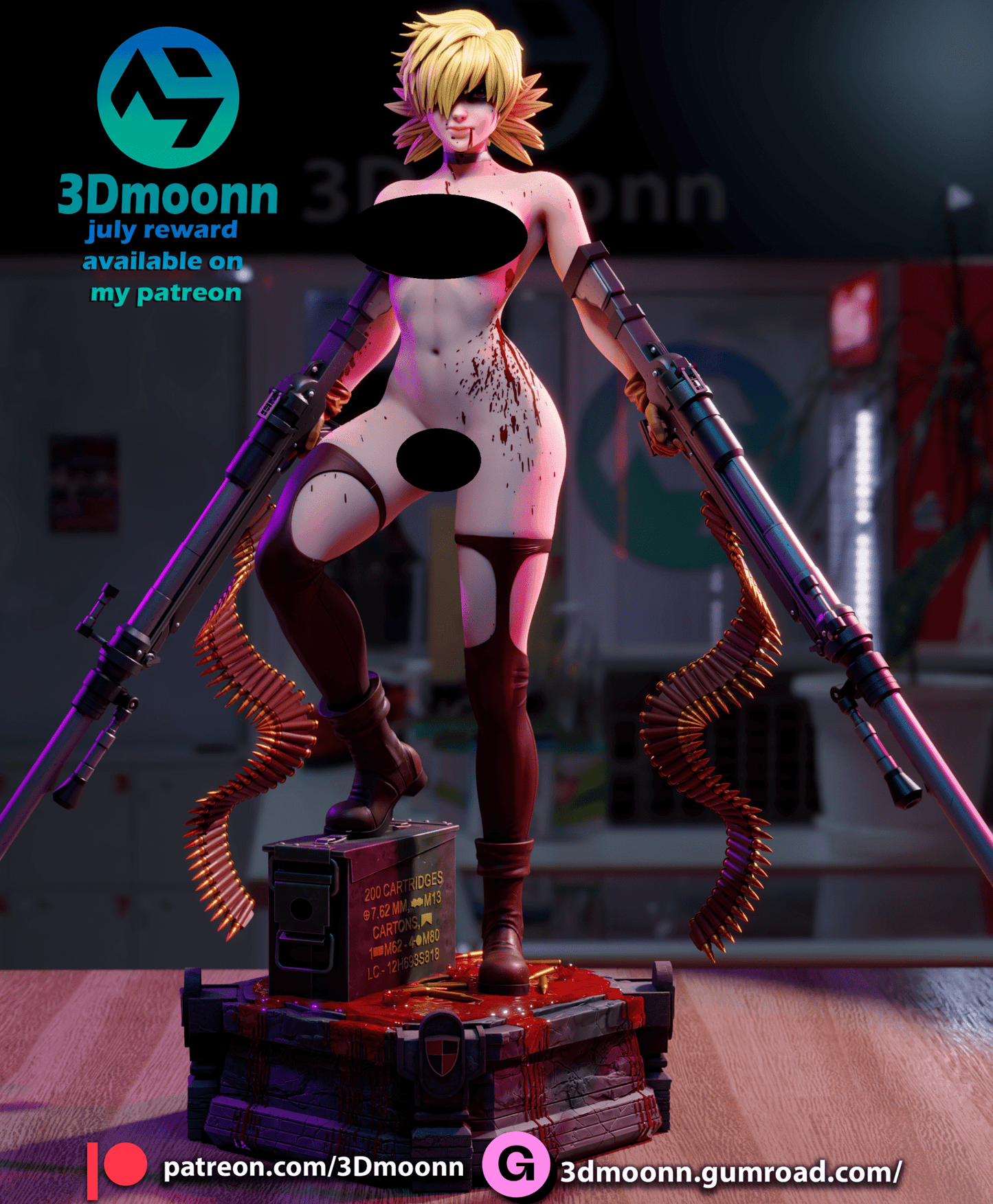 Seras Victoria - 3DMoonn - Dark Forge Arts