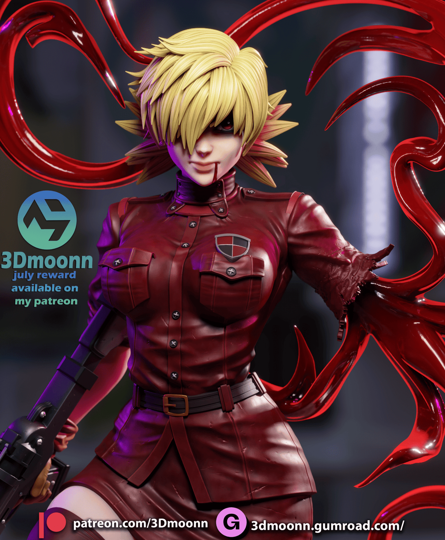 Seras Victoria - 3DMoonn - Dark Forge Arts