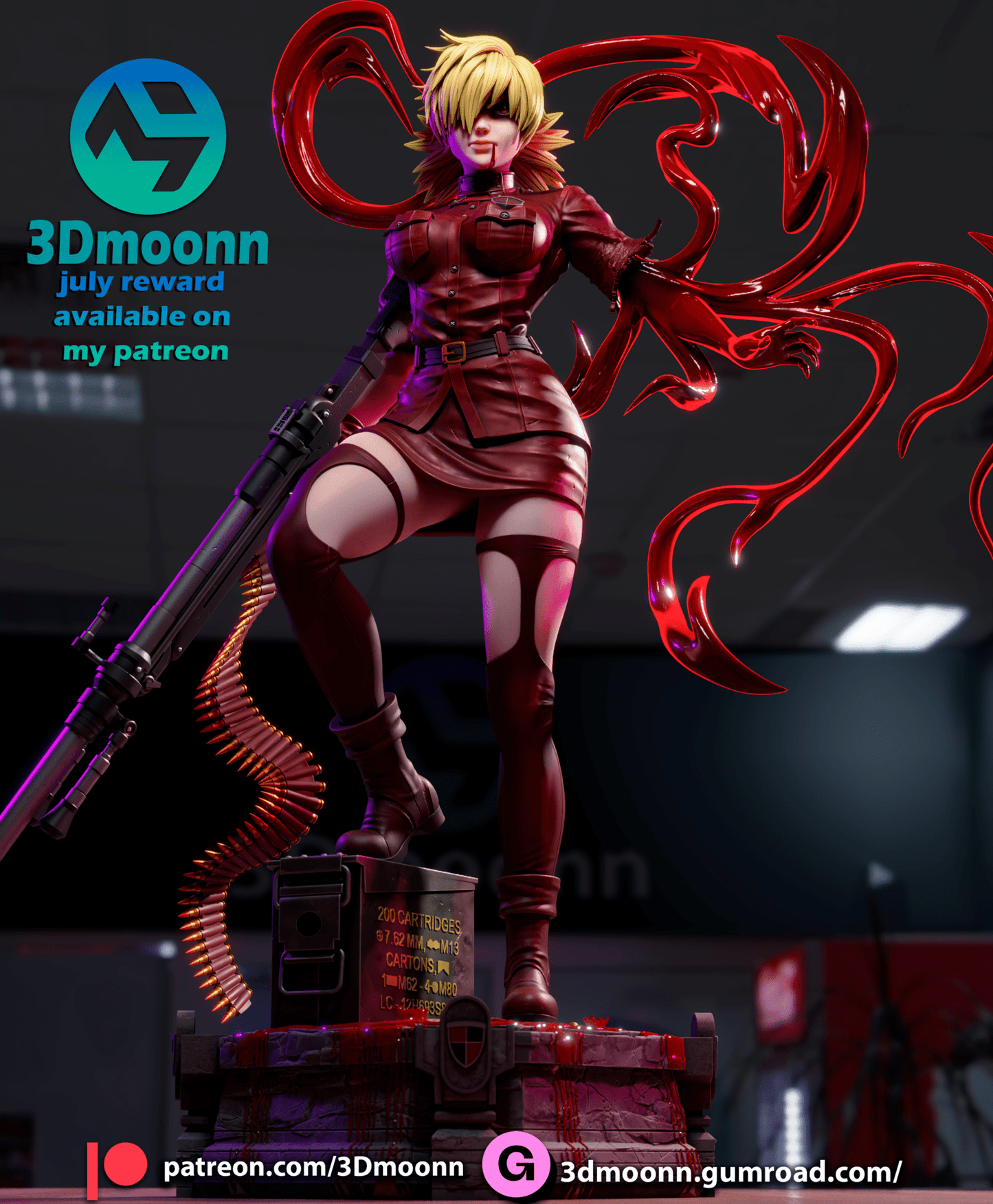 Seras Victoria - 3DMoonn - Dark Forge Arts