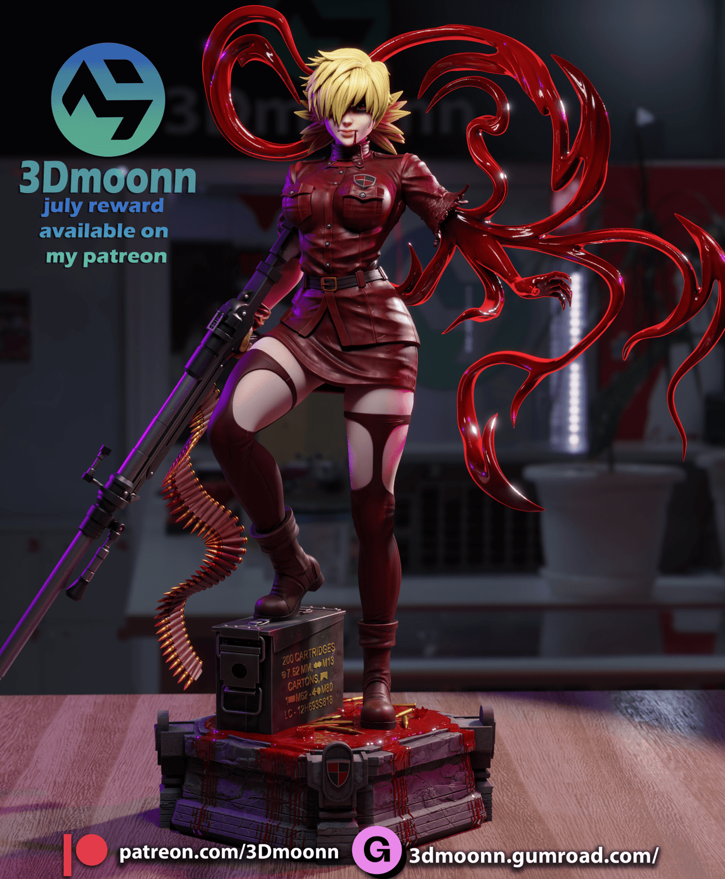 Seras Victoria - 3DMoonn - Dark Forge Arts