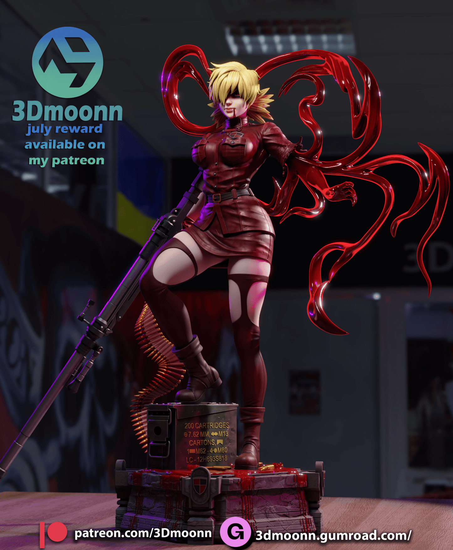 Seras Victoria - 3DMoonn - Dark Forge Arts