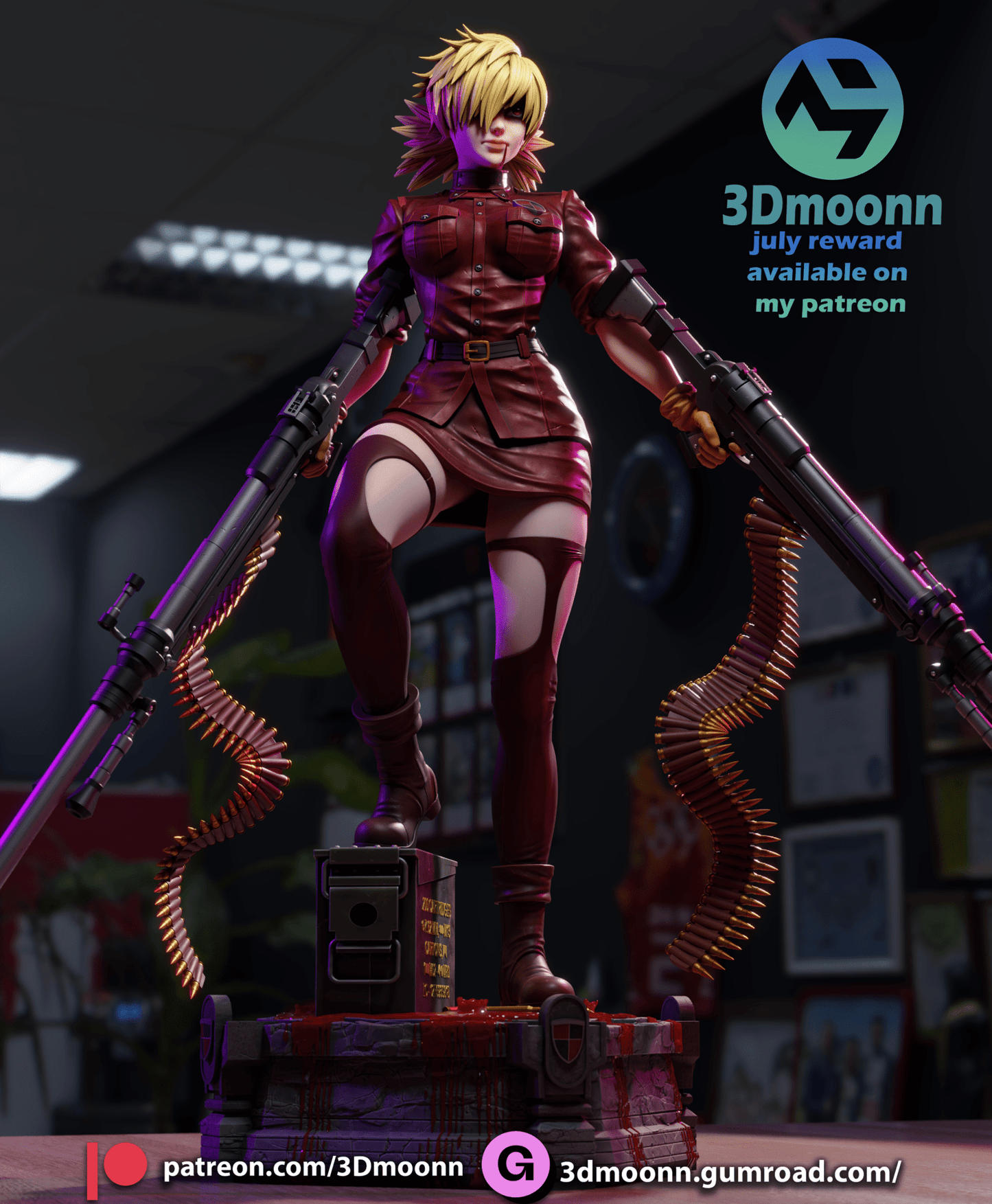 Seras Victoria - 3DMoonn - Dark Forge Arts