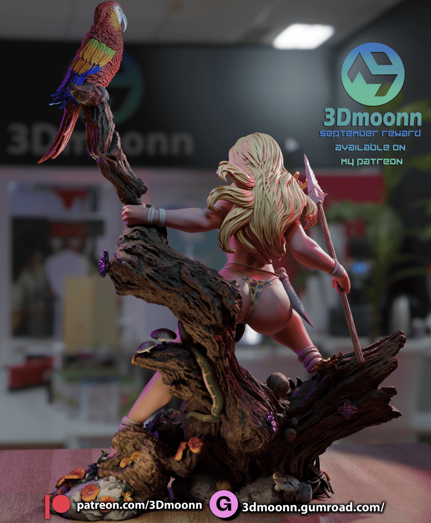 Shanna (The She - Devil) - 3DMoonn - Dark Forge Arts