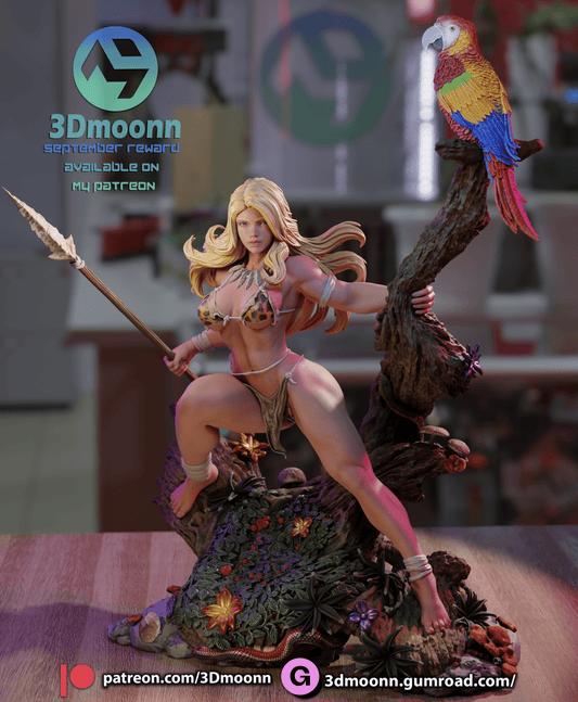 Shanna (The She - Devil) - 3DMoonn - Dark Forge Arts