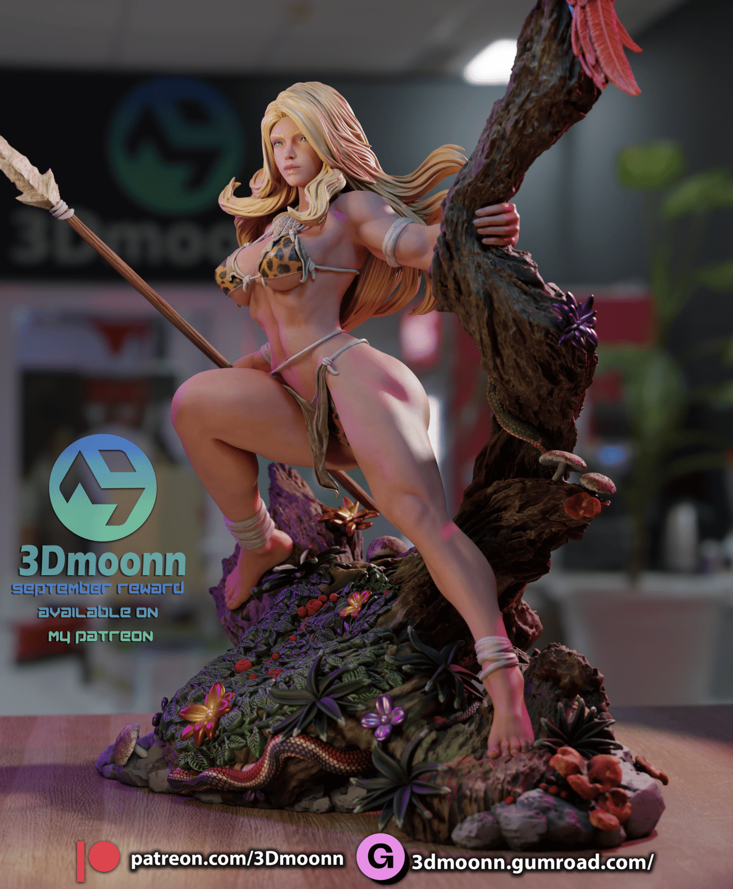 Shanna (The She - Devil) - 3DMoonn - Dark Forge Arts