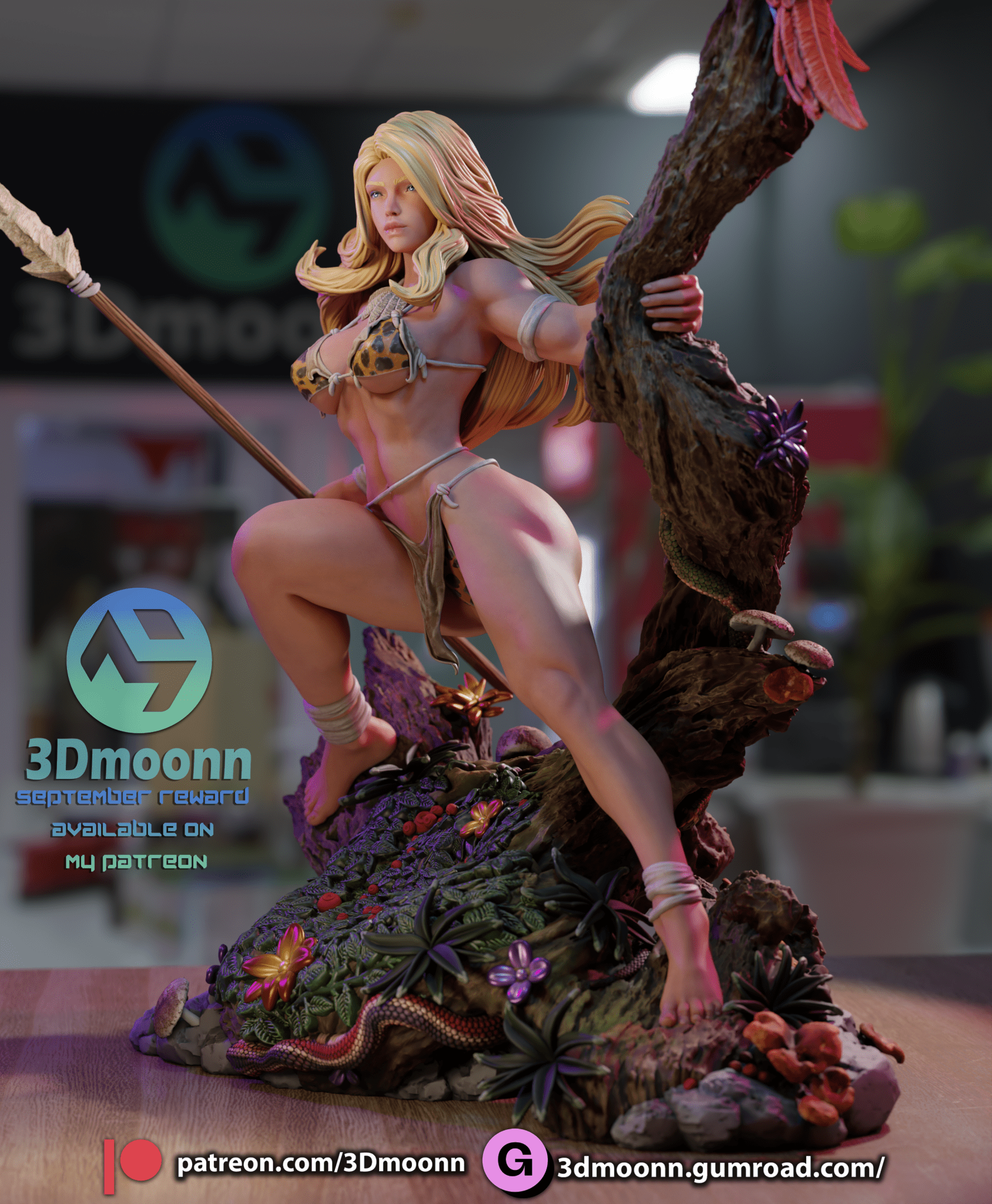 Shanna (The She - Devil) - 3DMoonn - Dark Forge Arts