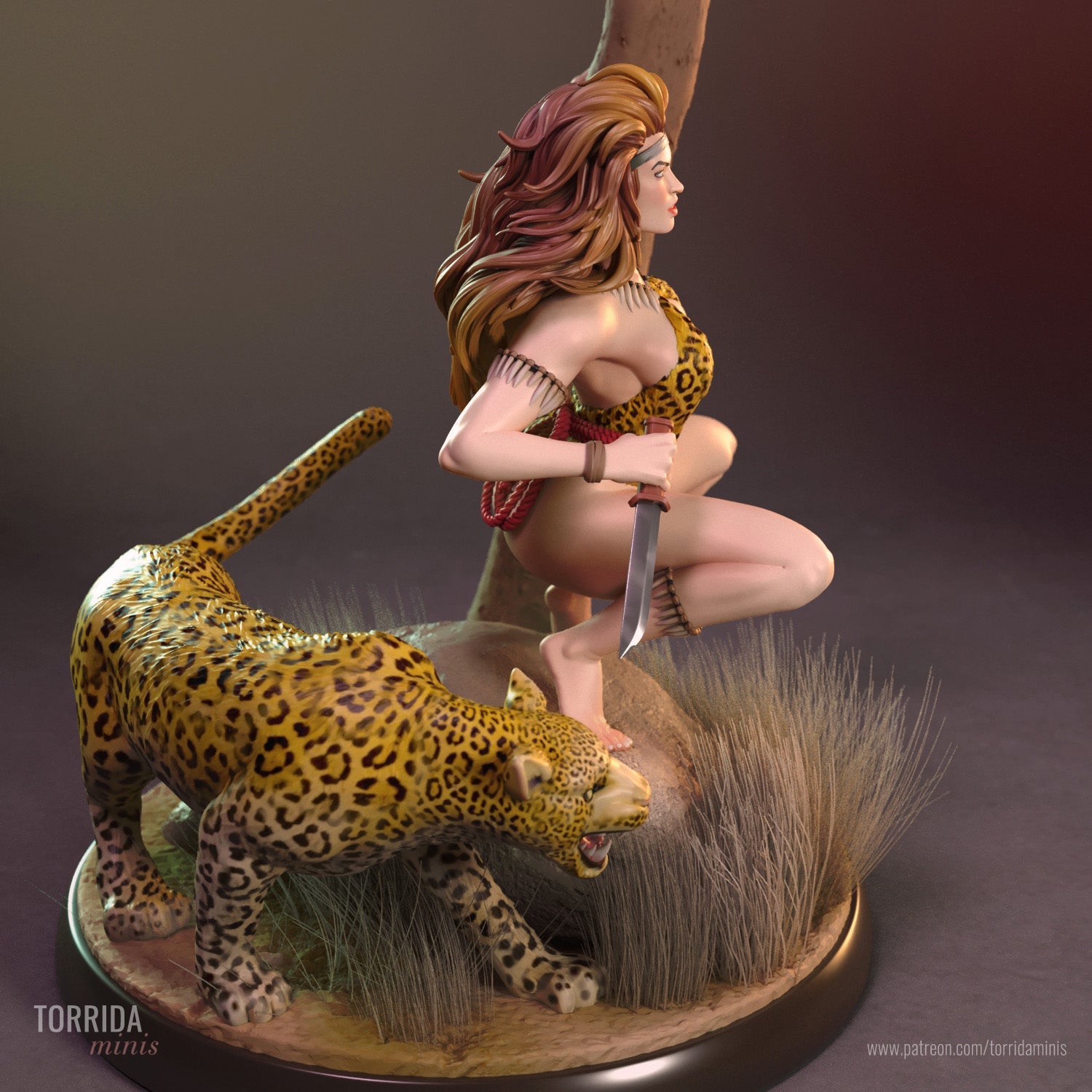 Shanna the She - Devil - Torrida Minis - Dark Forge Arts