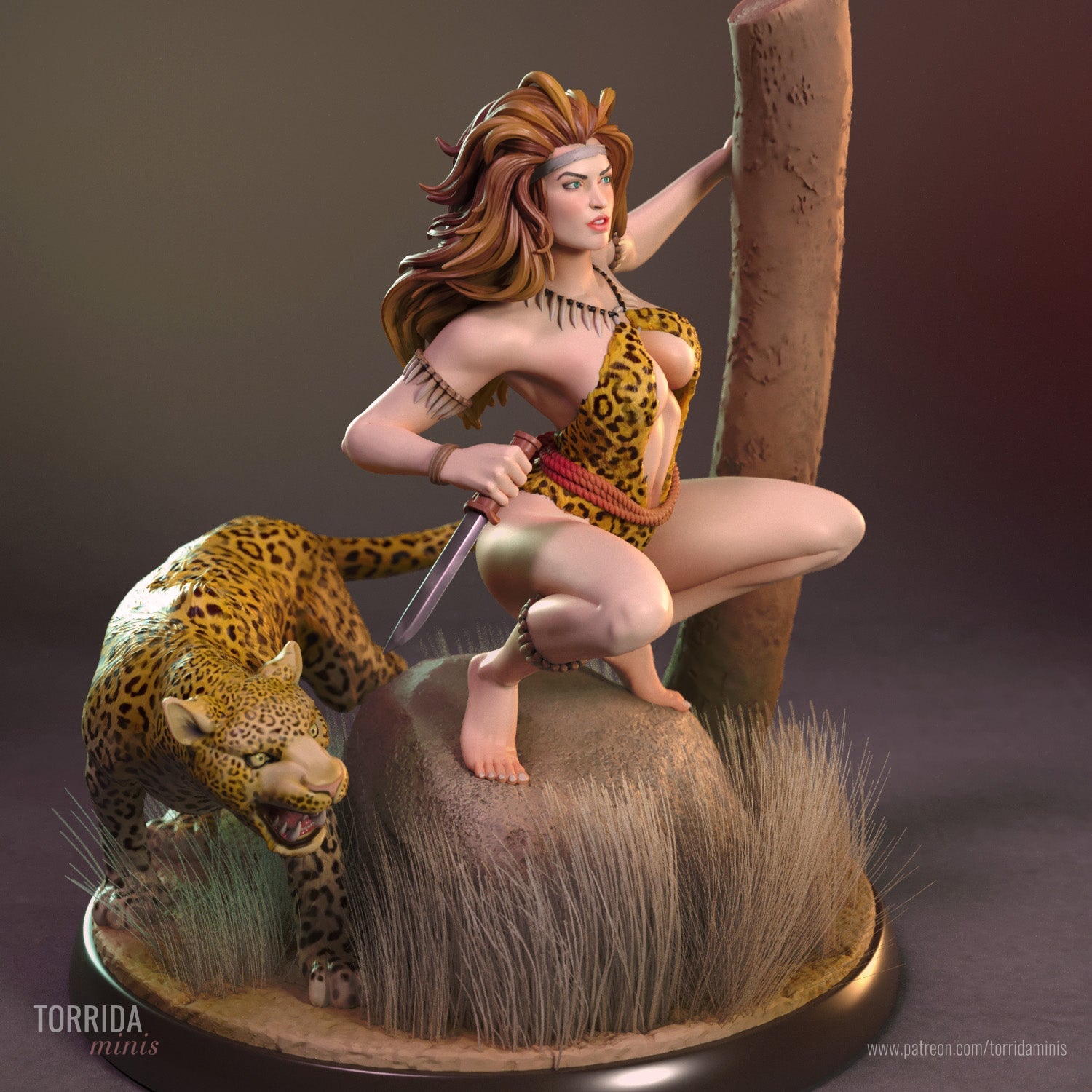 Shanna the She - Devil - Torrida Minis - Dark Forge Arts
