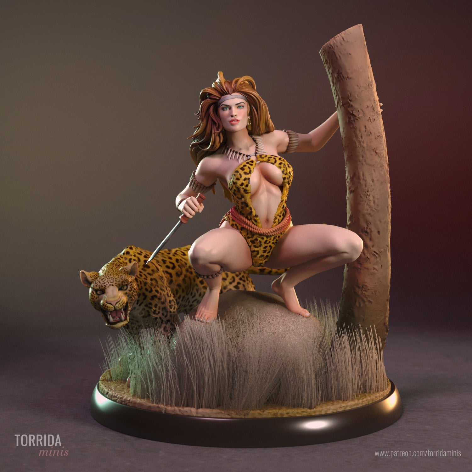 Shanna the She - Devil - Torrida Minis - Dark Forge Arts