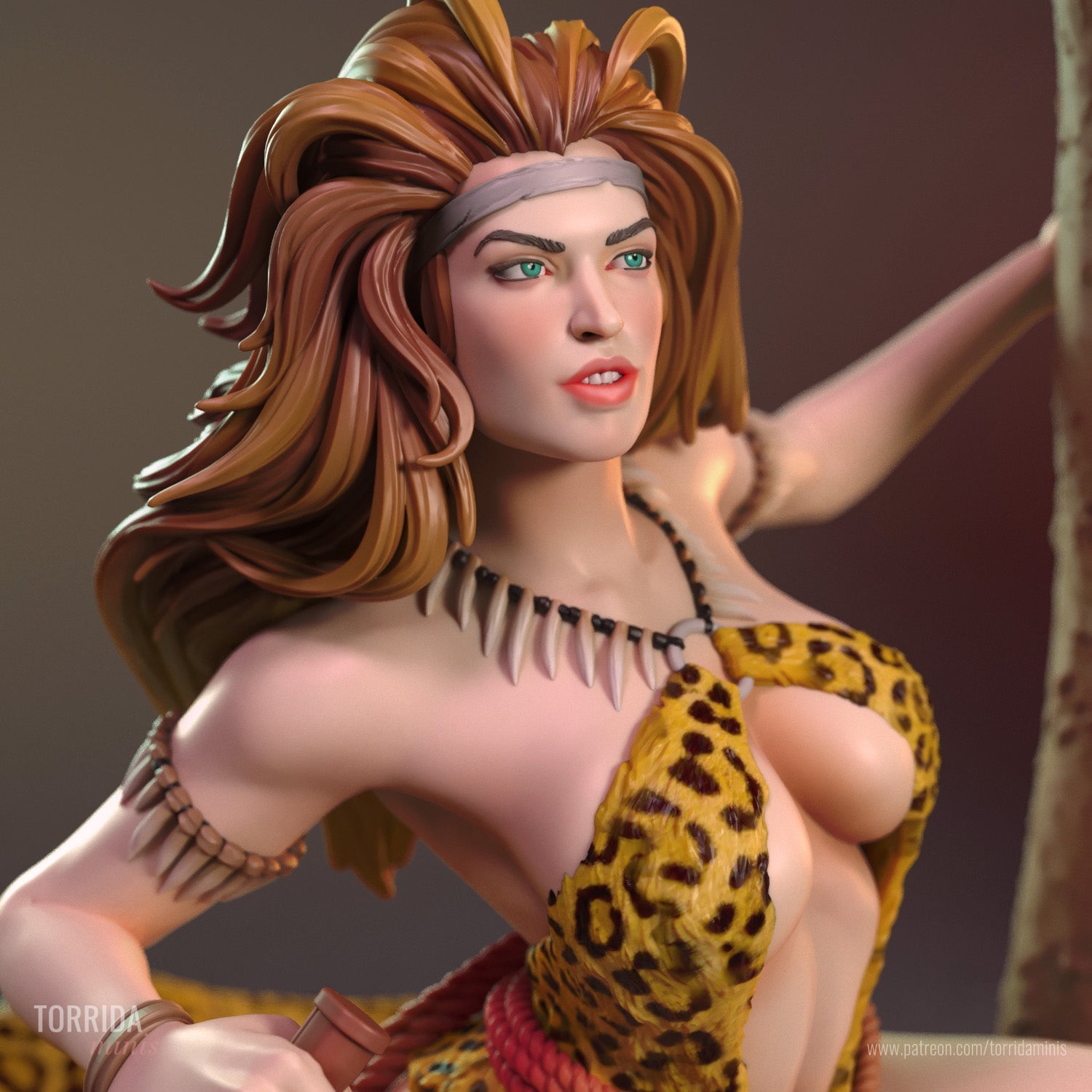 Shanna the She - Devil - Torrida Minis - Dark Forge Arts