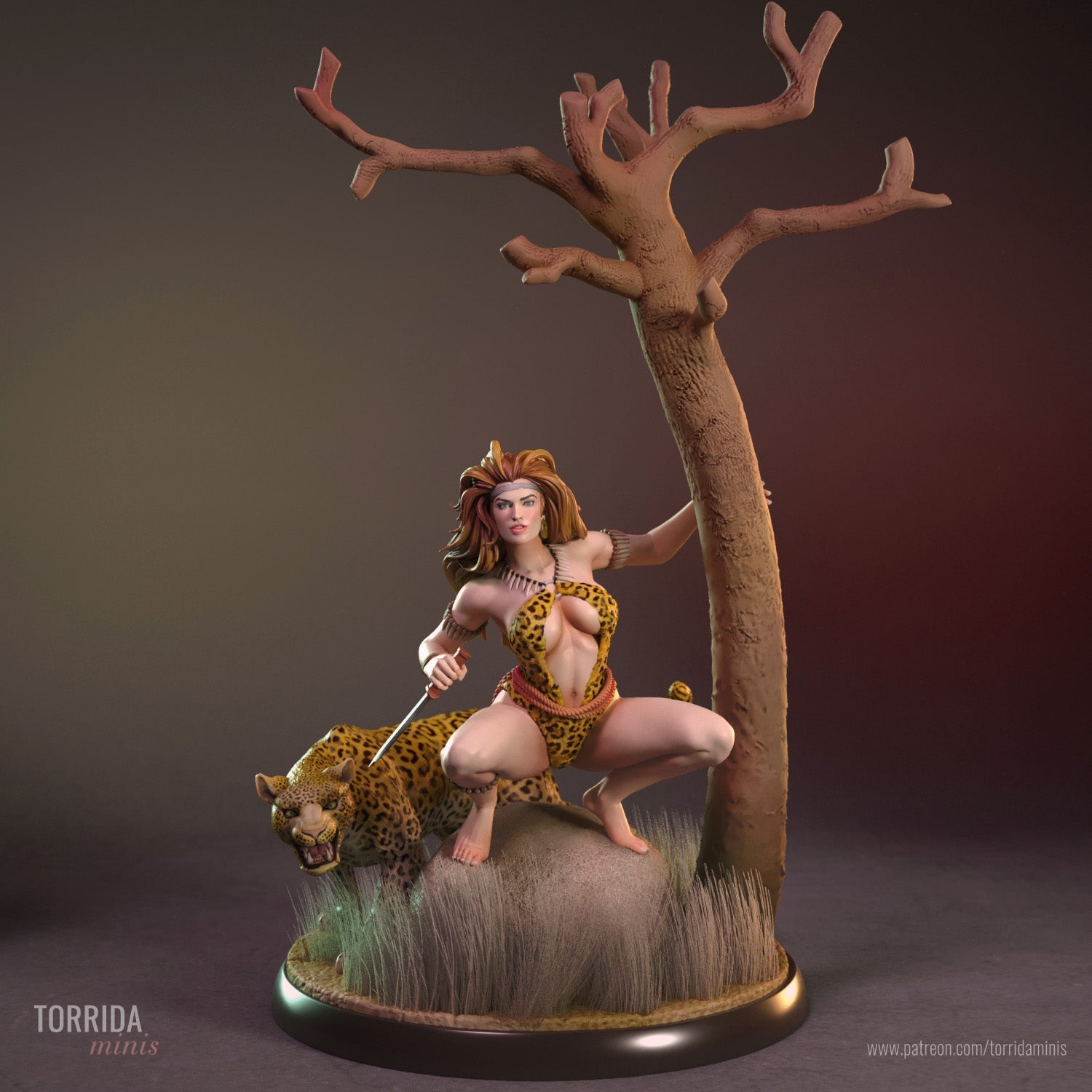 Shanna the She - Devil - Torrida Minis - Dark Forge Arts