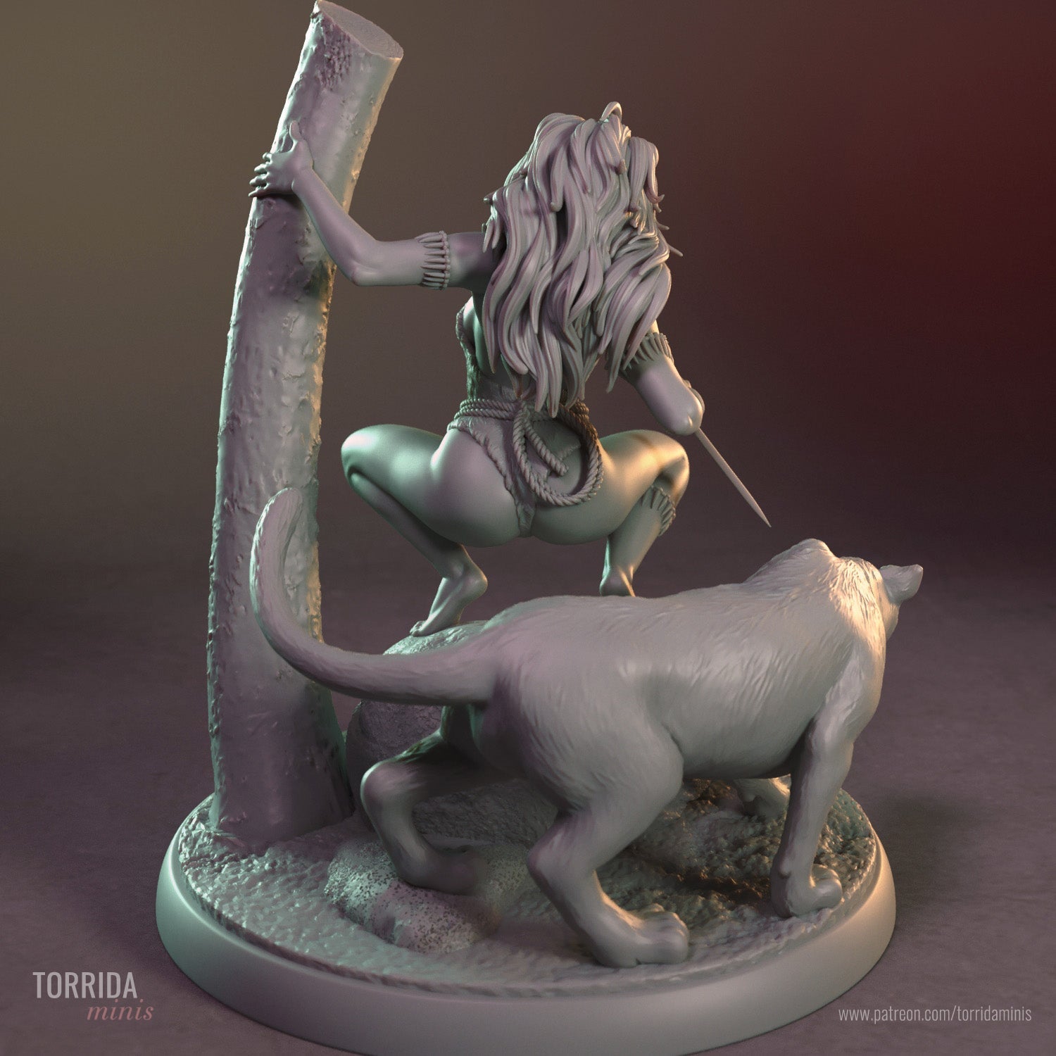 Shanna the She - Devil - Torrida Minis - Dark Forge Arts