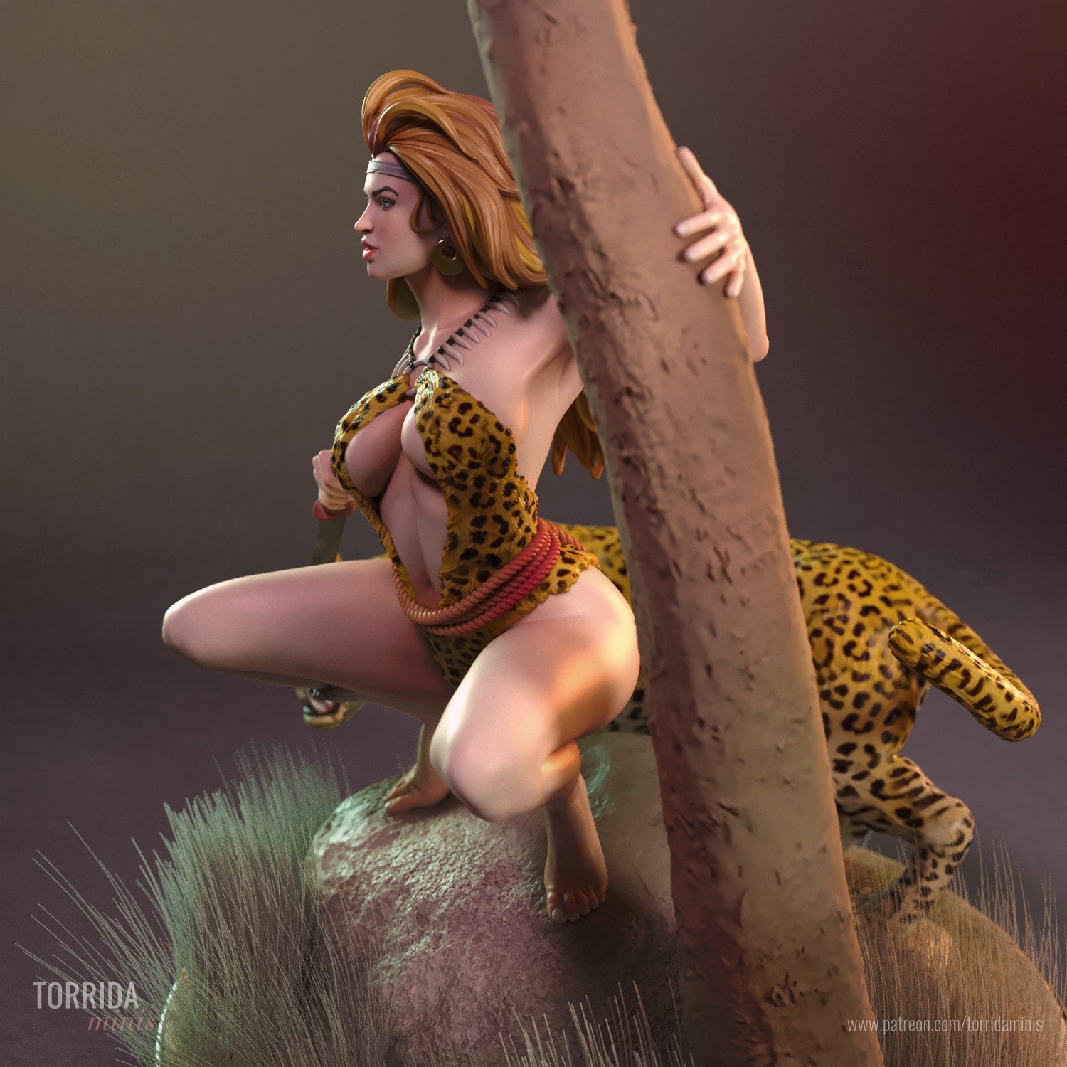 Shanna the She - Devil - Torrida Minis - Dark Forge Arts