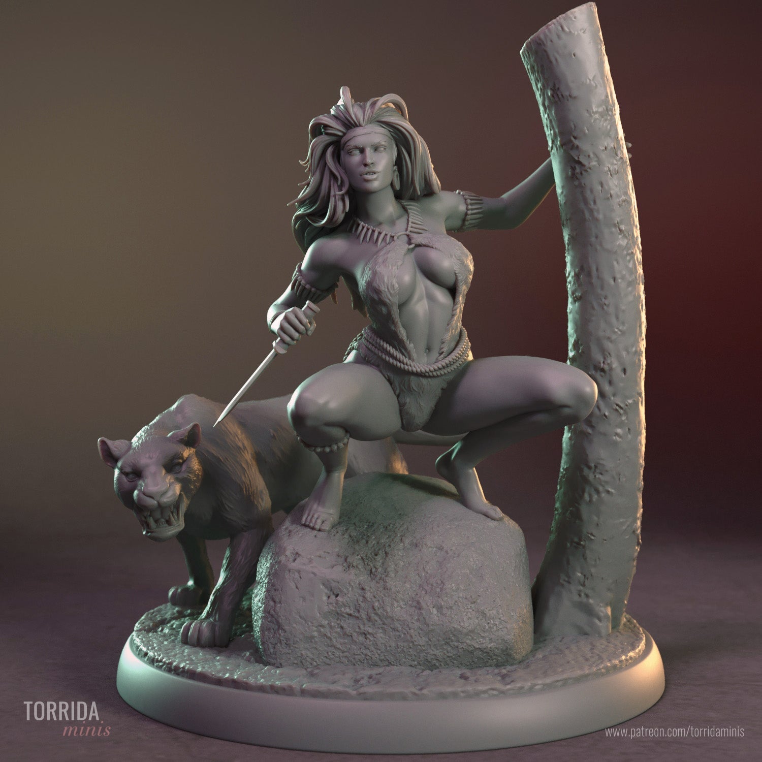 Shanna the She - Devil - Torrida Minis - Dark Forge Arts