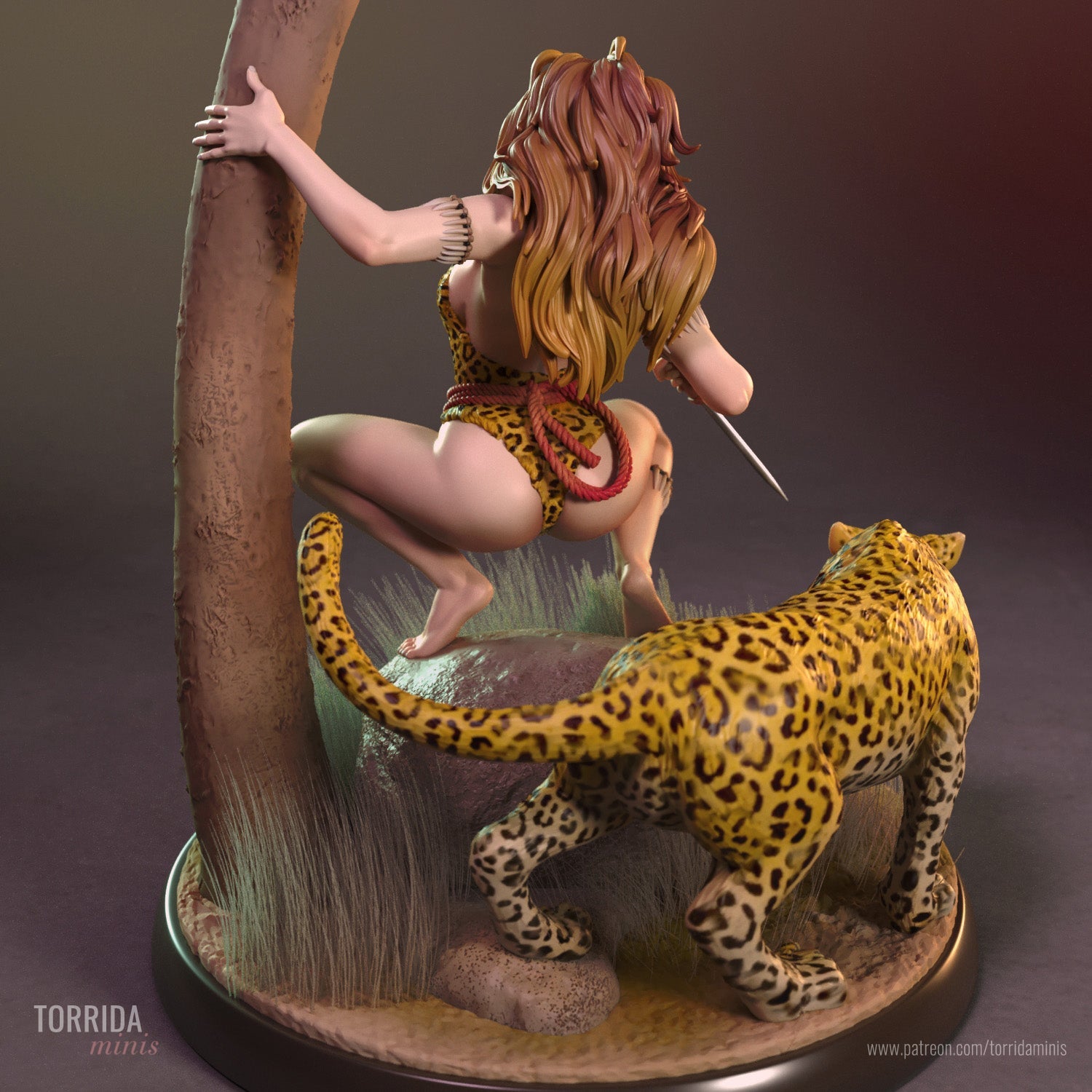 Shanna the She - Devil - Torrida Minis - Dark Forge Arts