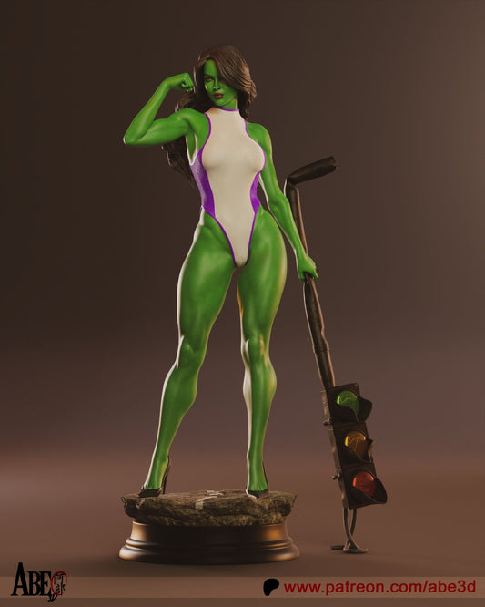 She - Hulk - Abe3D - Dark Forge Arts