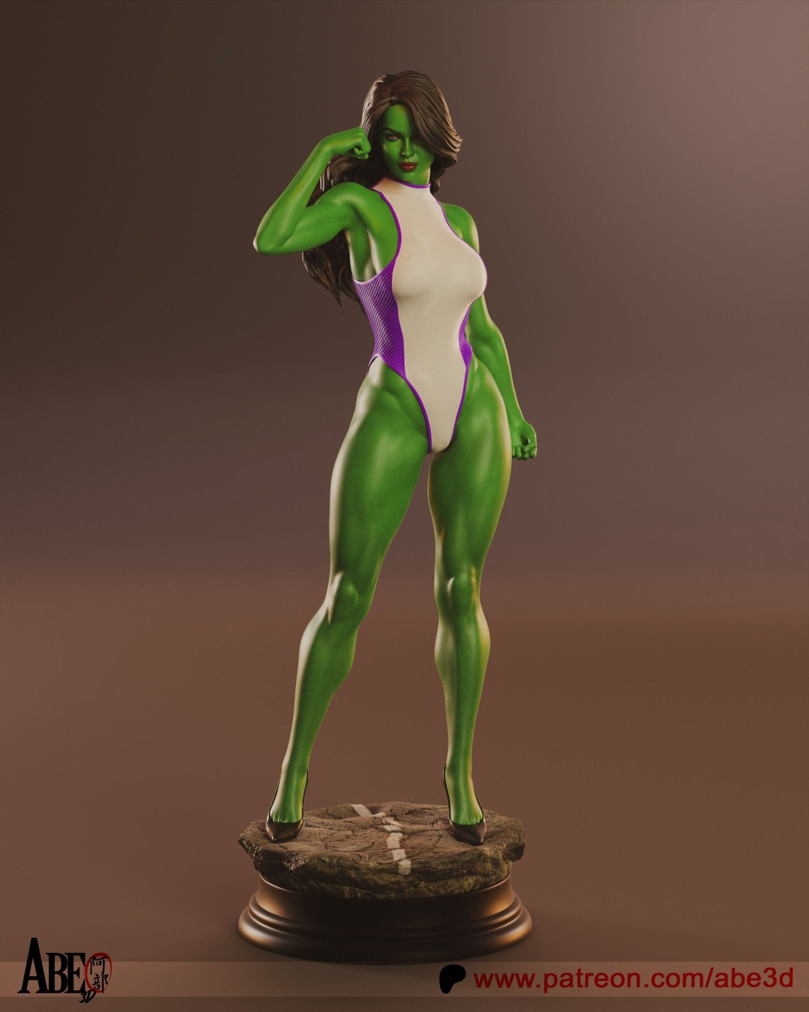 She - Hulk - Abe3D - Dark Forge Arts
