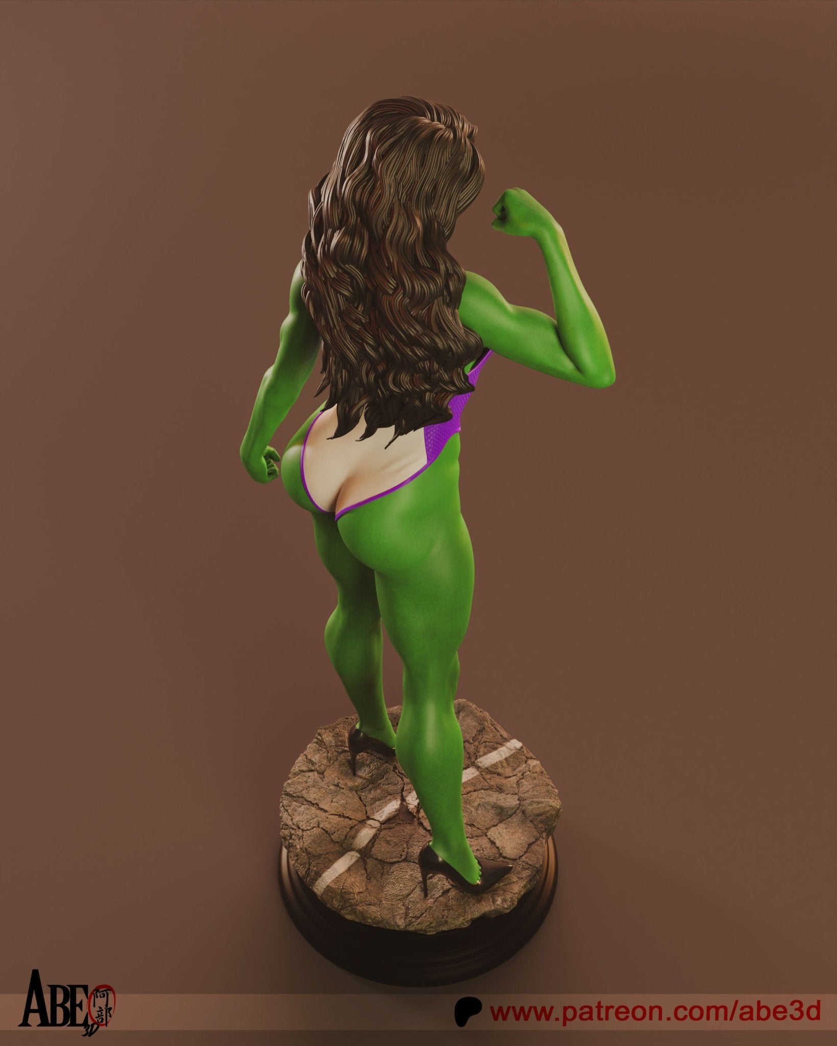 She - Hulk - Abe3D - Dark Forge Arts