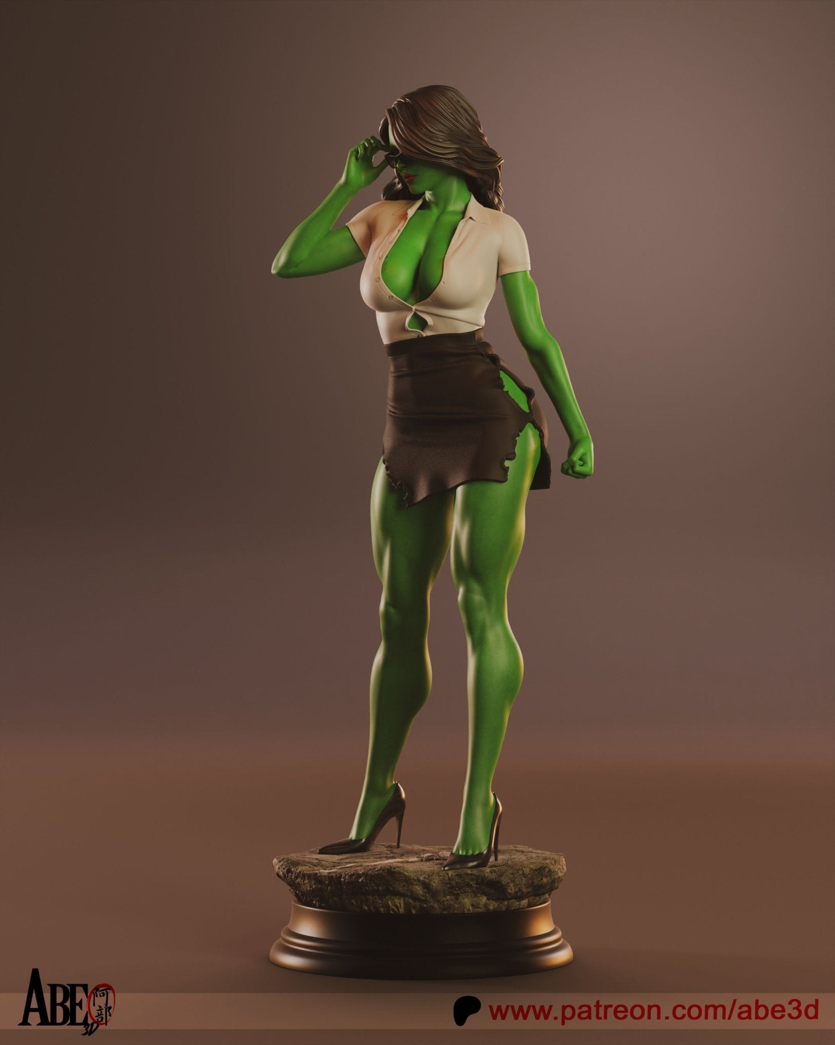 She - Hulk - Abe3D - Dark Forge Arts