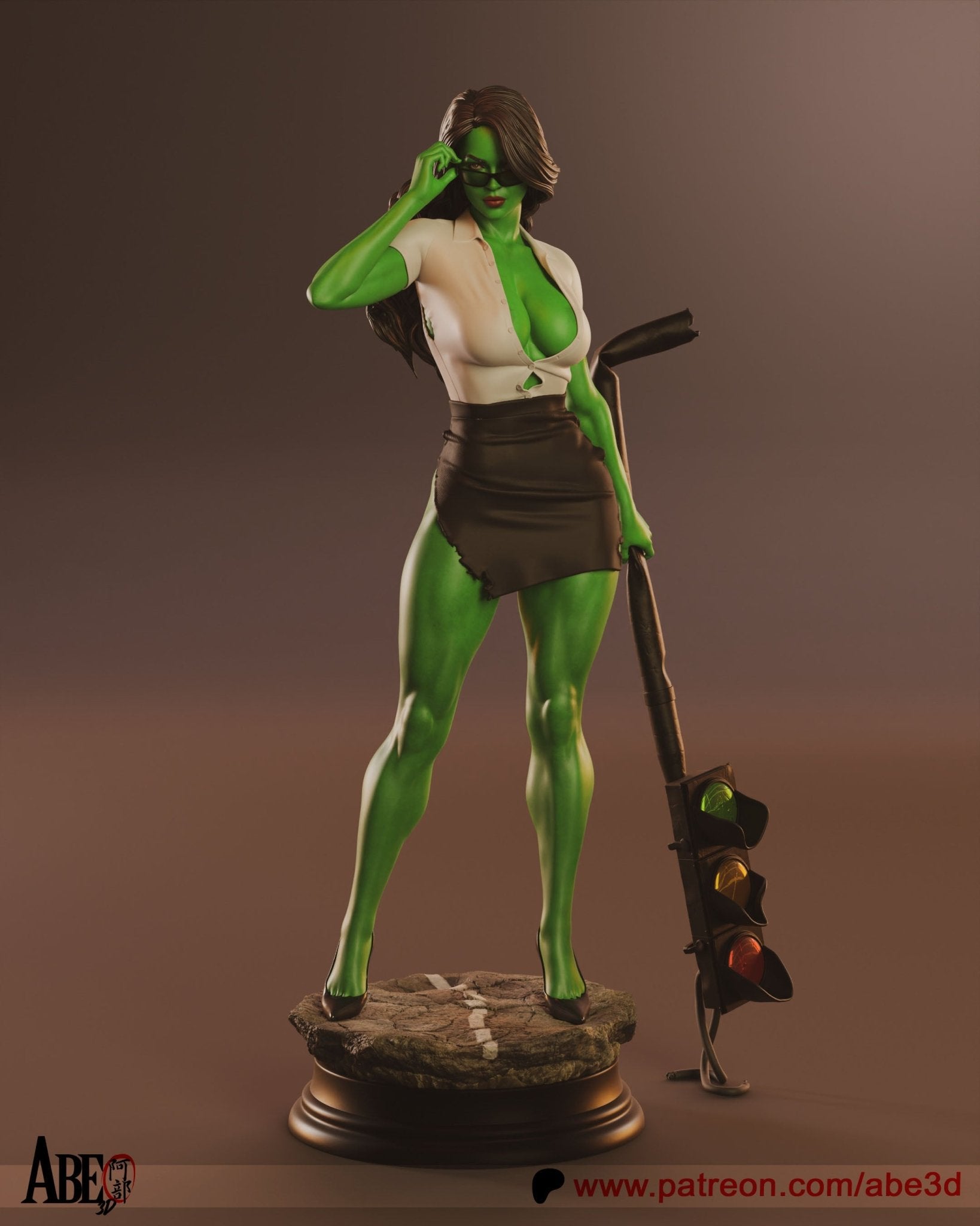 She - Hulk - Abe3D - Dark Forge Arts