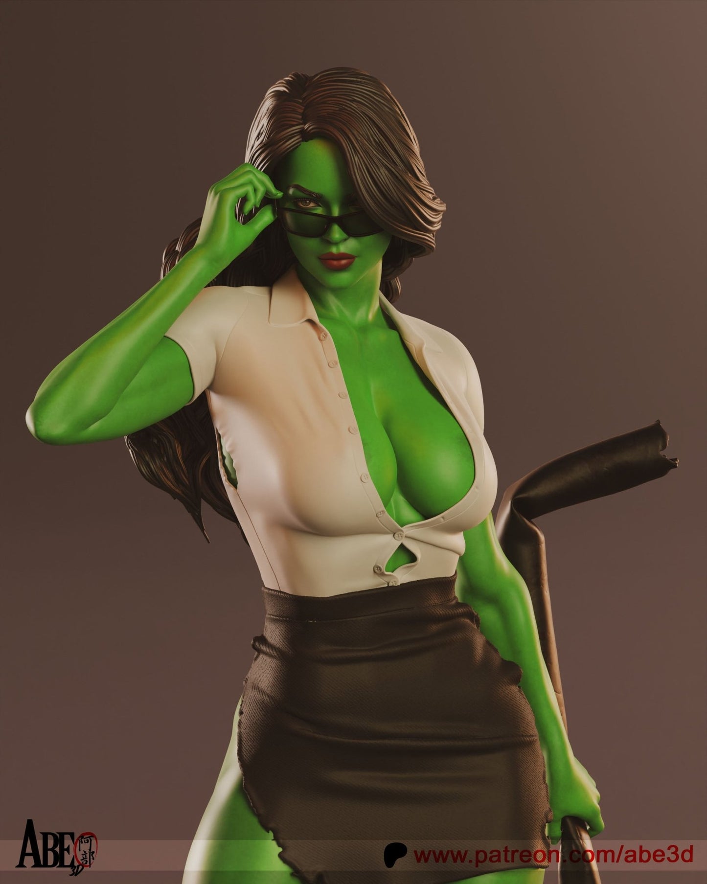 She - Hulk - Abe3D - Dark Forge Arts