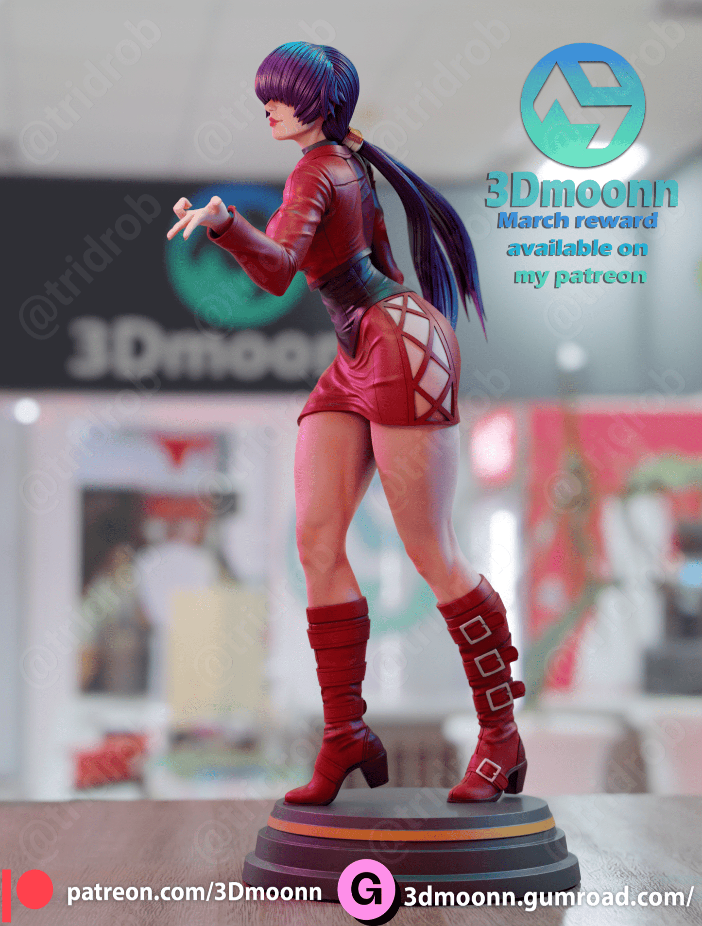 Shermie - 3DMoonn - Dark Forge Arts