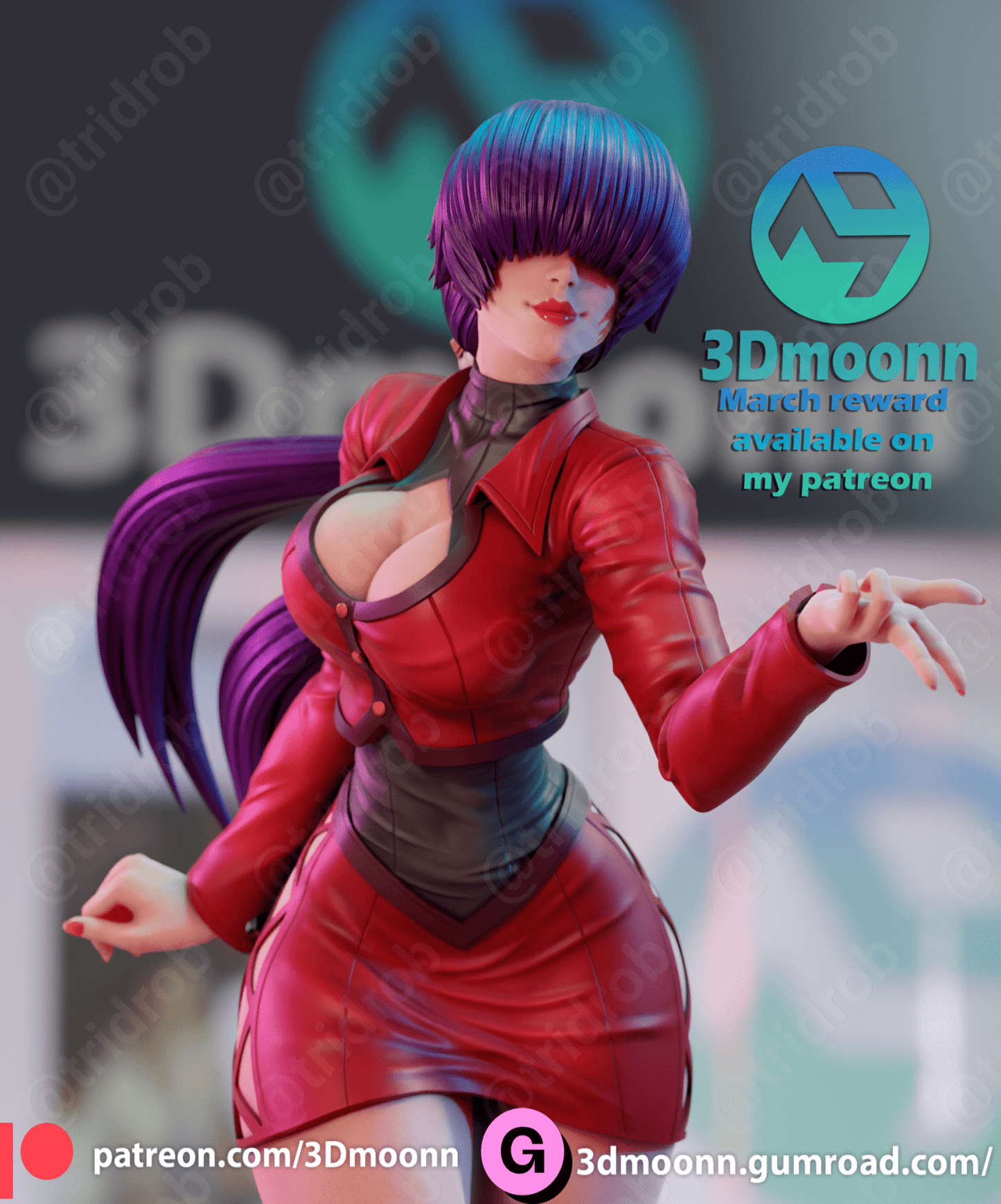 Shermie - 3DMoonn - Dark Forge Arts