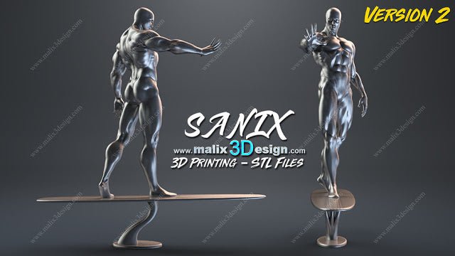 Silver Surfer - Fantastic Four - Sanix3D - Dark Forge Arts