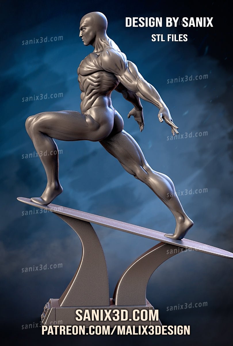 Silver Surfer - Fantastic Four - Sanix3D - Dark Forge Arts