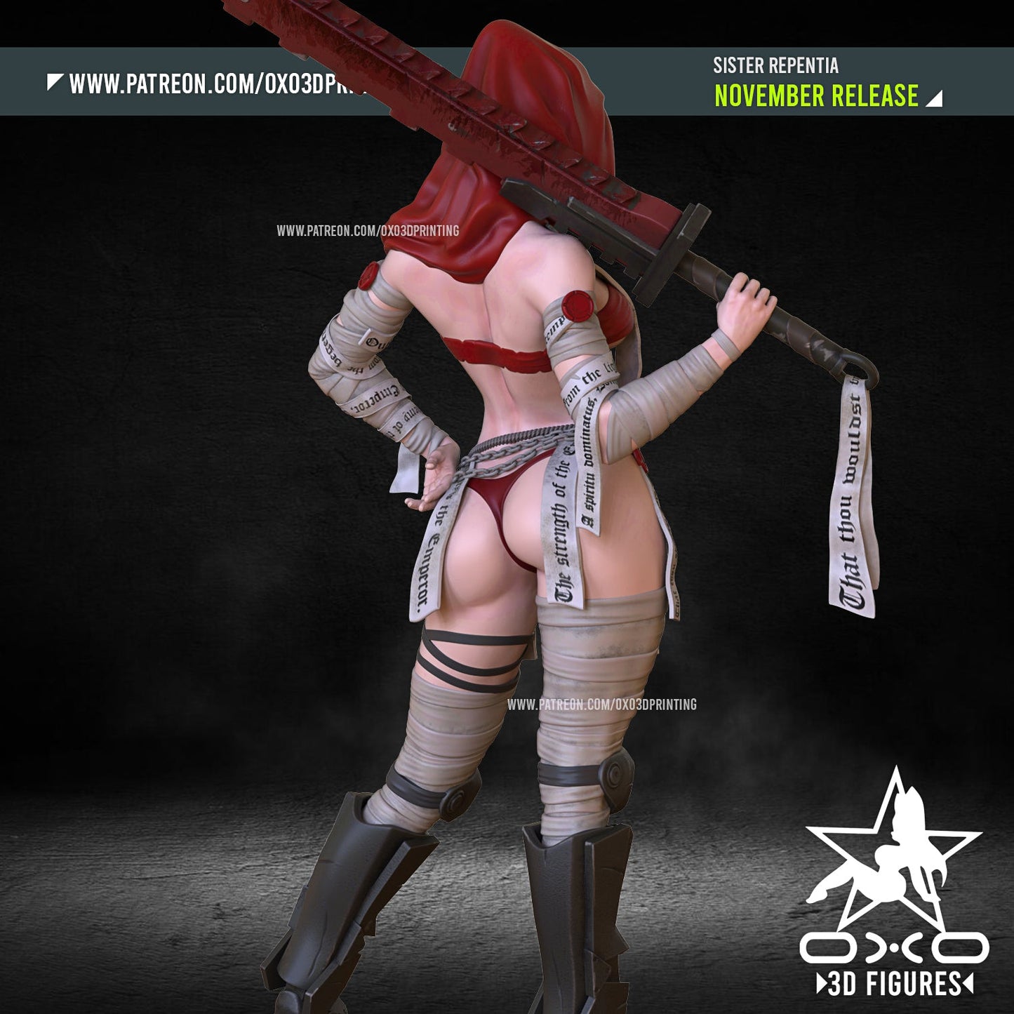 Sister Repentia - OXO3D - Dark Forge Arts