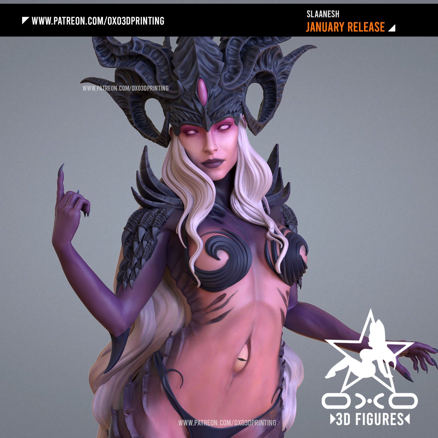 Slaanesh - OXO3D - Dark Forge Arts