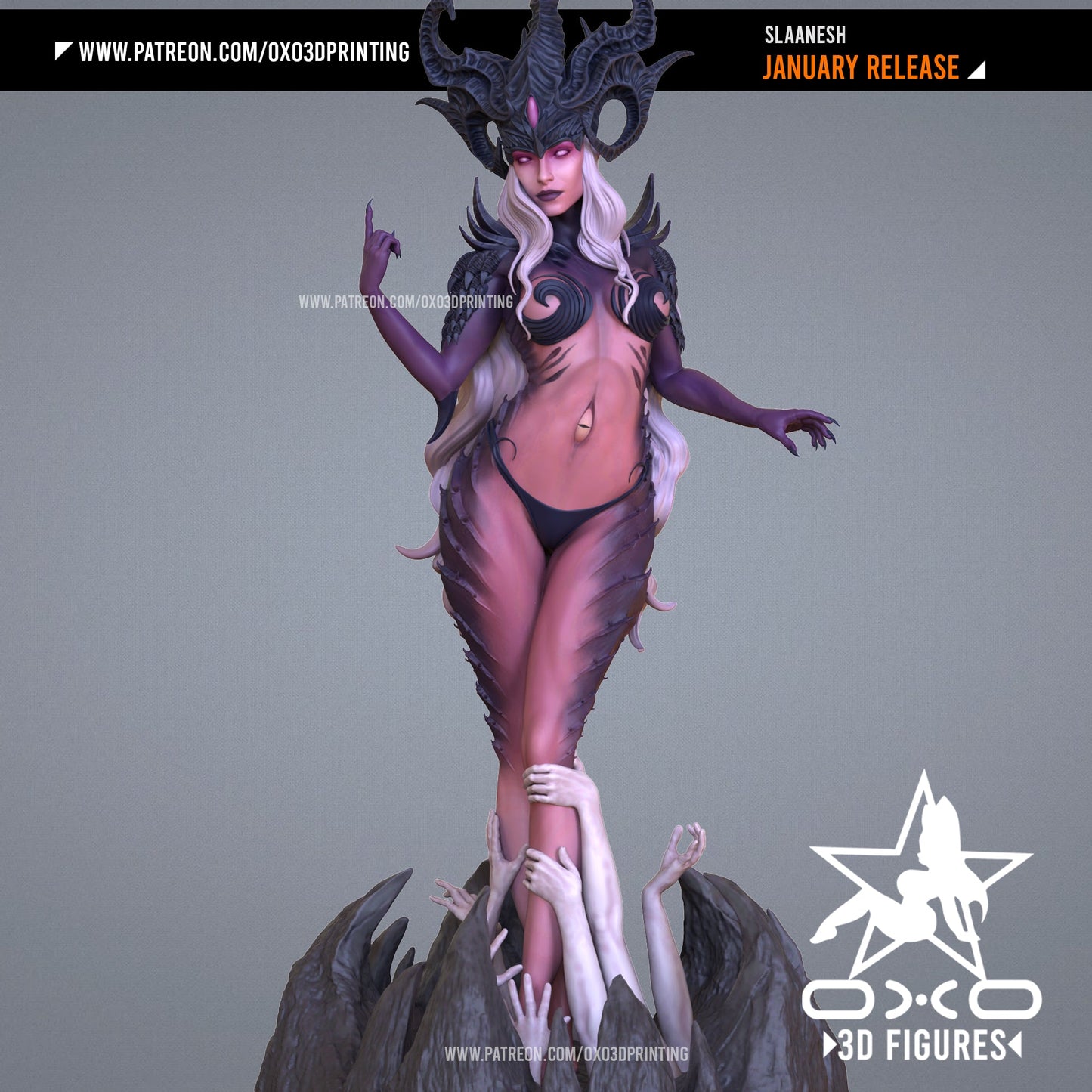 Slaanesh - OXO3D - Dark Forge Arts
