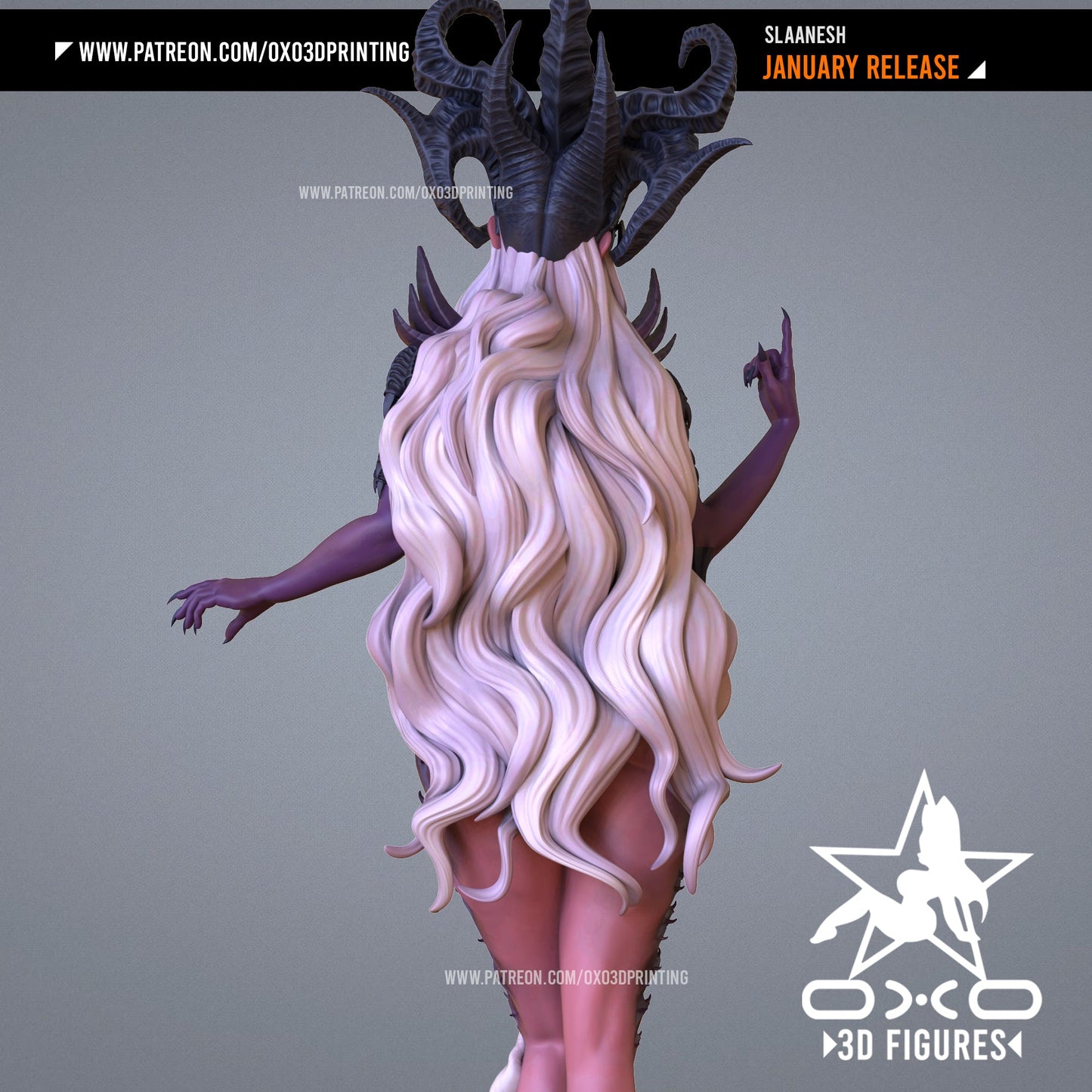 Slaanesh - OXO3D - Dark Forge Arts