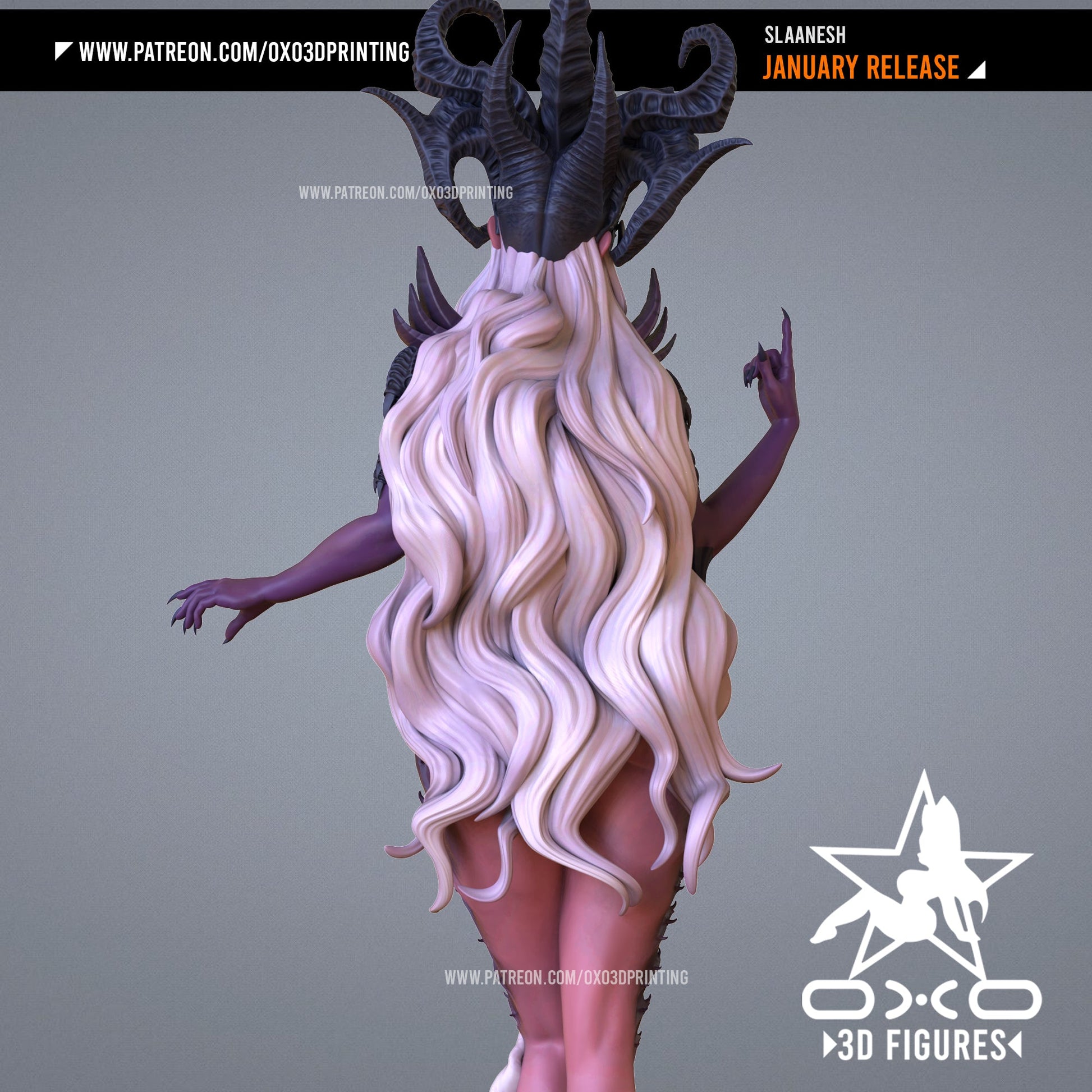 Slaanesh - OXO3D - Dark Forge Arts