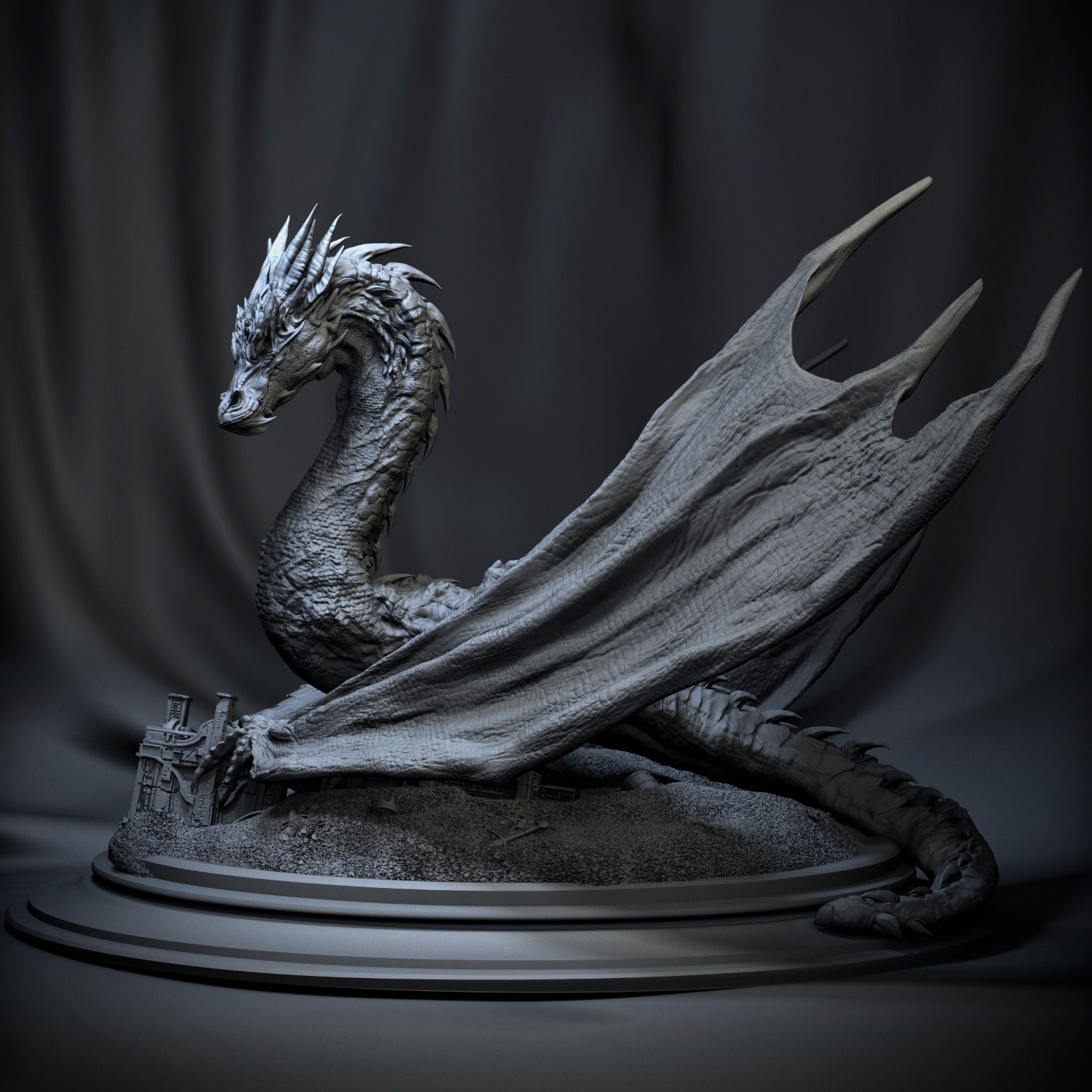 Smaug - CA 3D Studios - Dark Forge Arts
