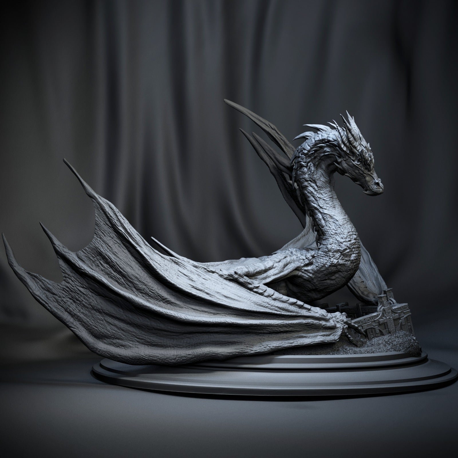 Smaug - CA 3D Studios - Dark Forge Arts