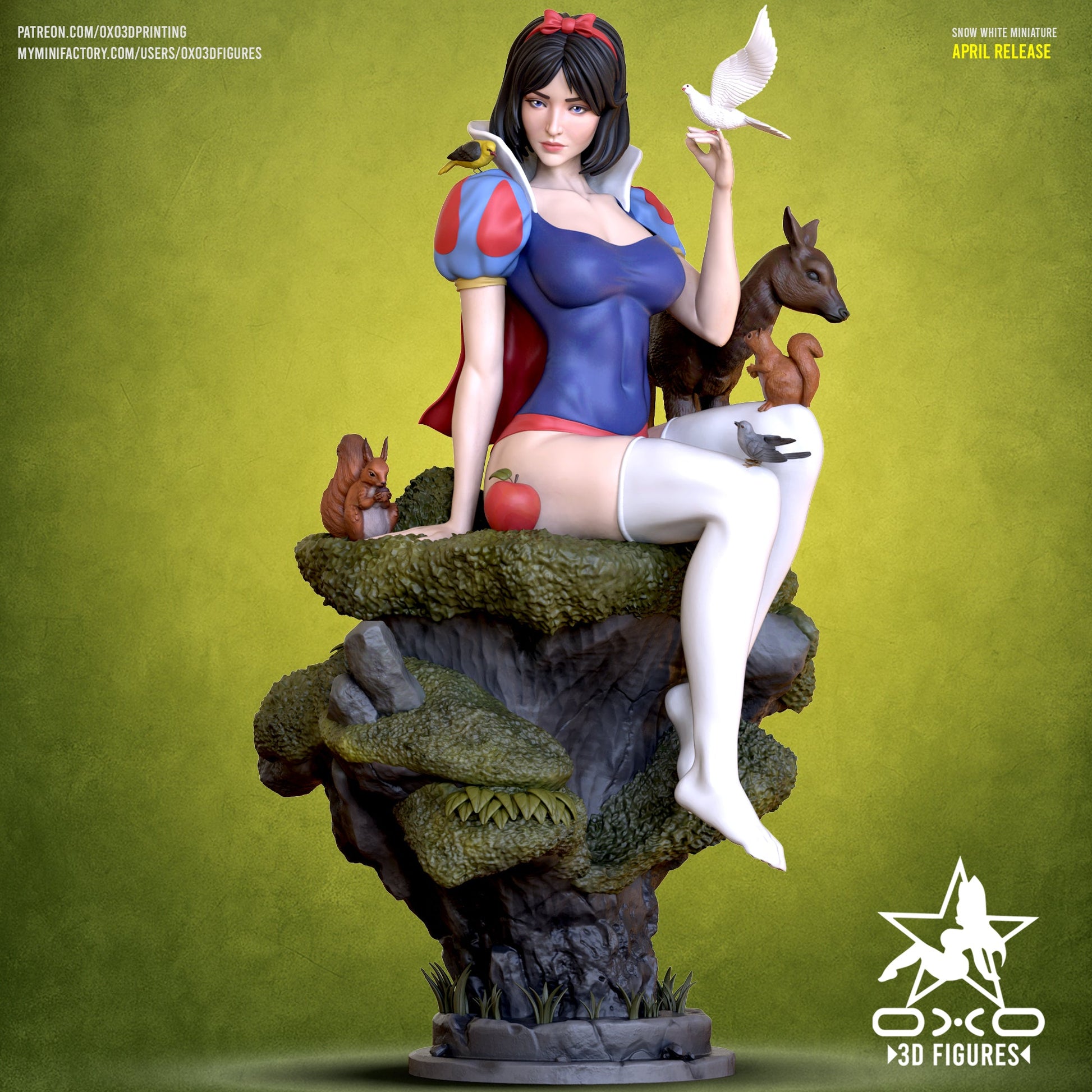 Snow White - OXO3D - Dark Forge Arts