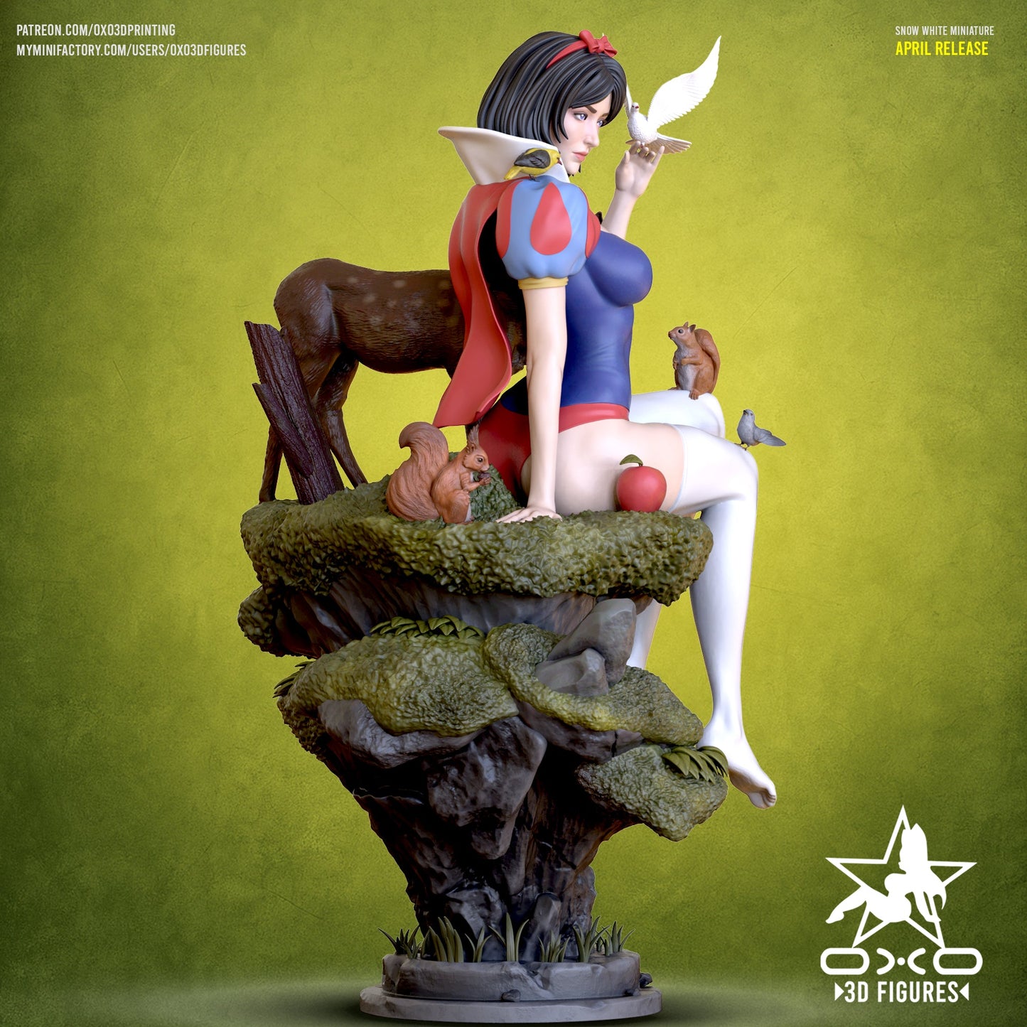 Snow White - OXO3D - Dark Forge Arts