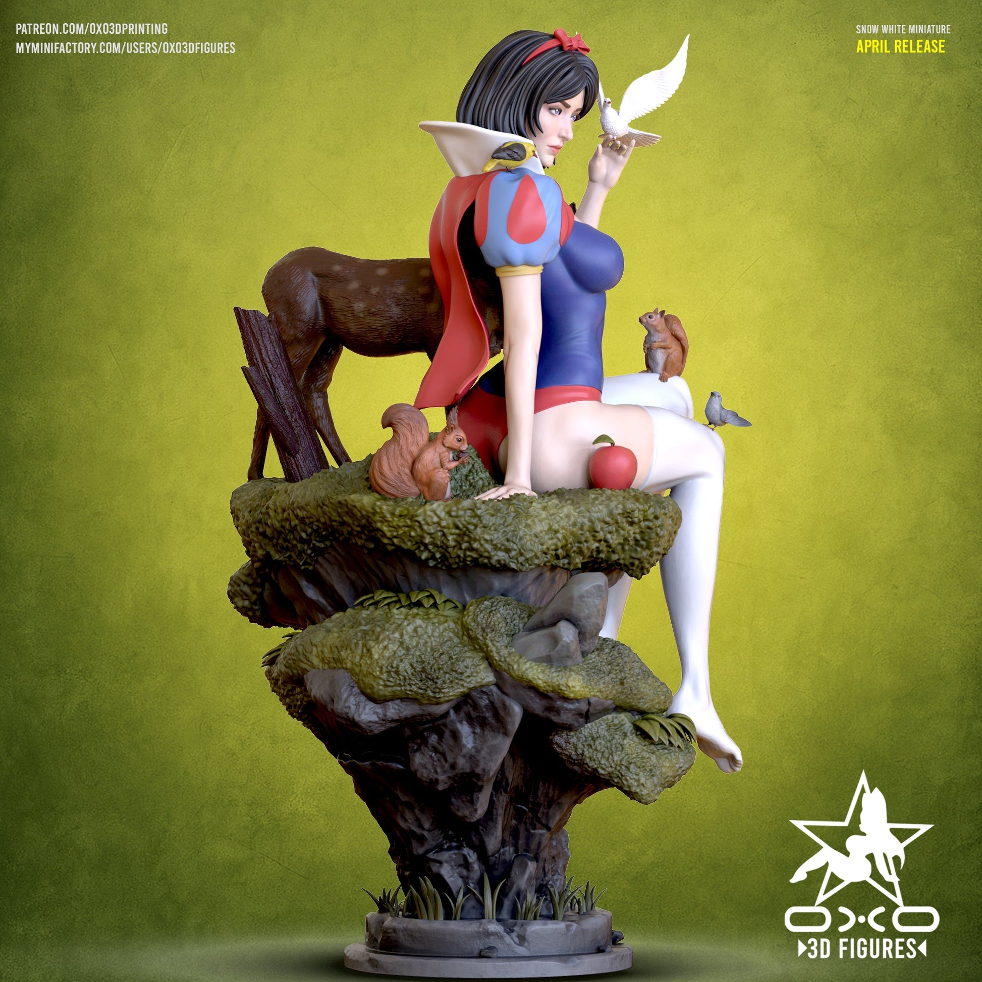 Snow White - OXO3D - Dark Forge Arts