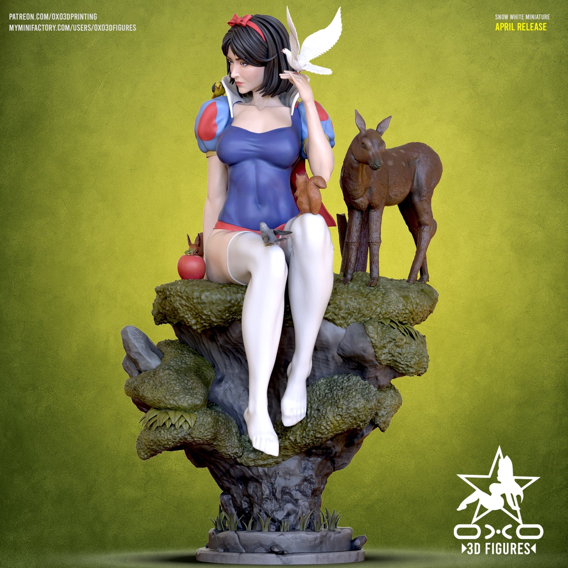 Snow White - OXO3D - Dark Forge Arts