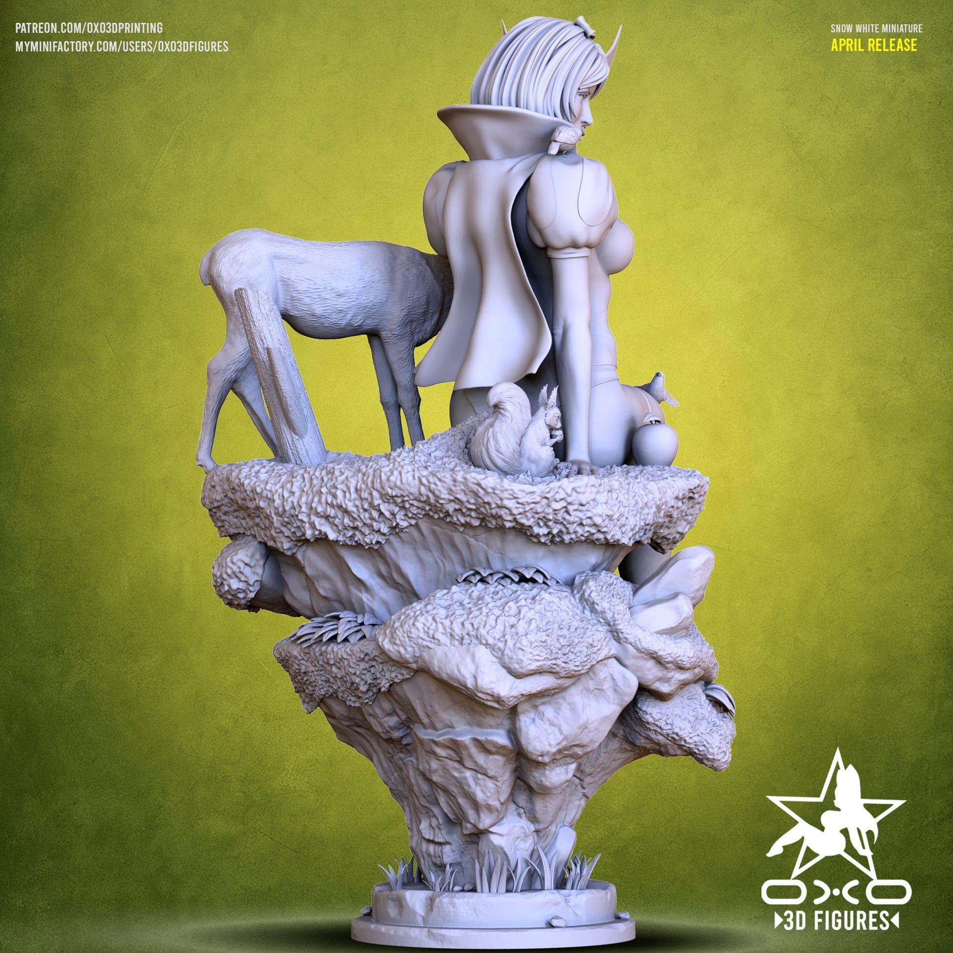 Snow White - OXO3D - Dark Forge Arts