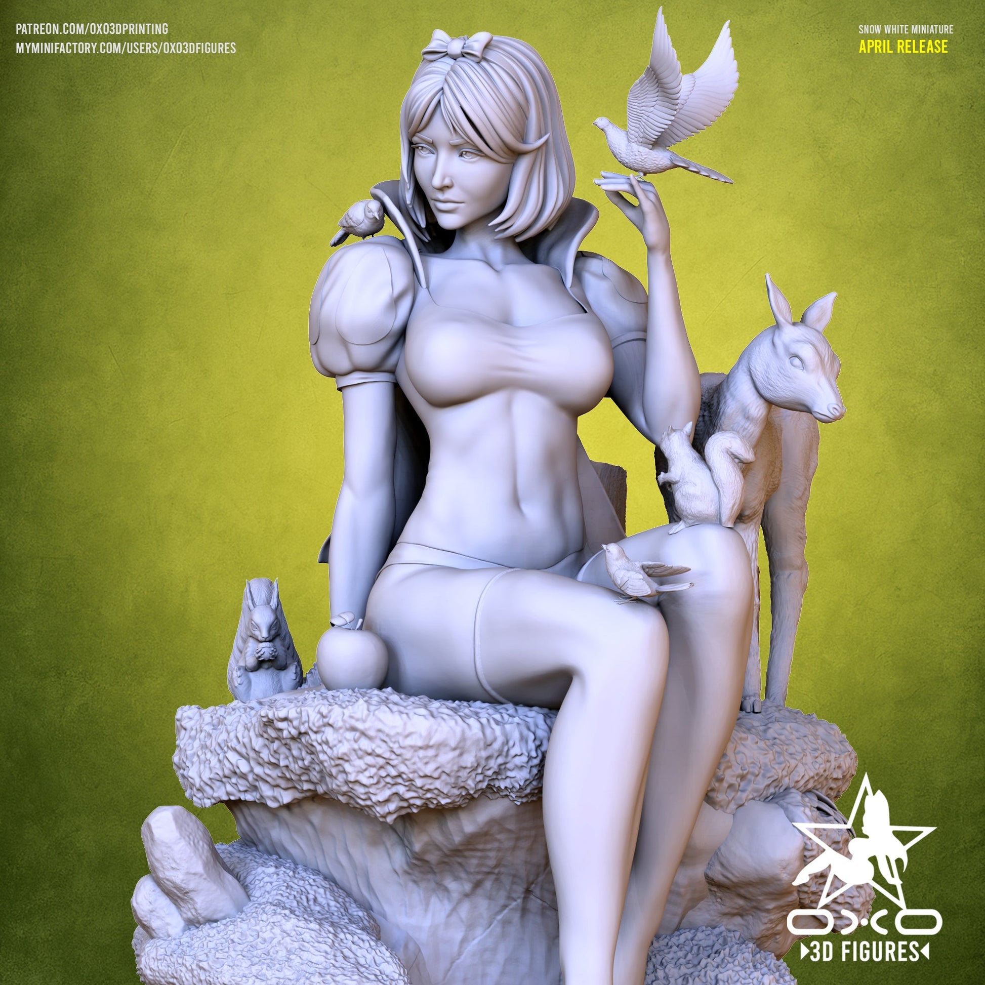 Snow White - OXO3D - Dark Forge Arts