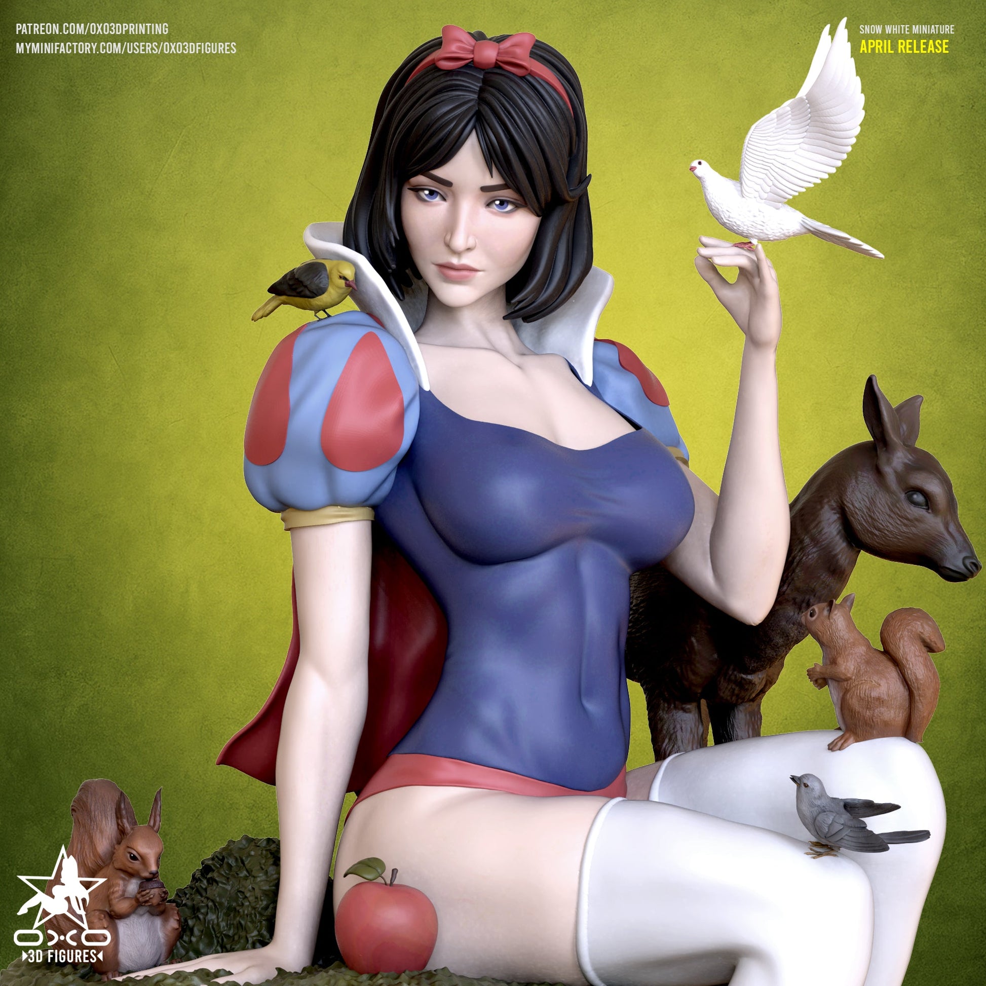 Snow White - OXO3D - Dark Forge Arts