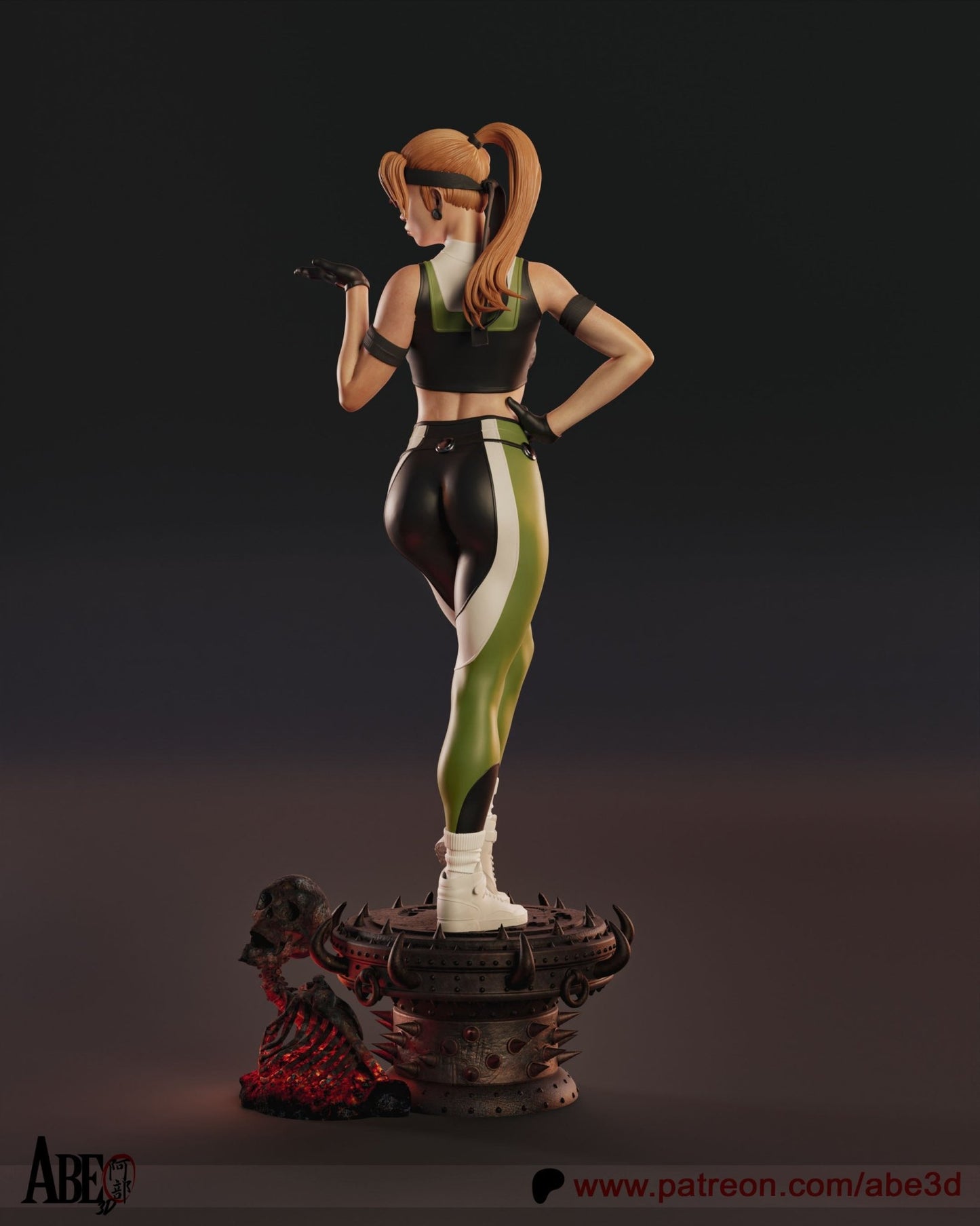 Sonya Blade - Abe3D - Dark Forge Arts